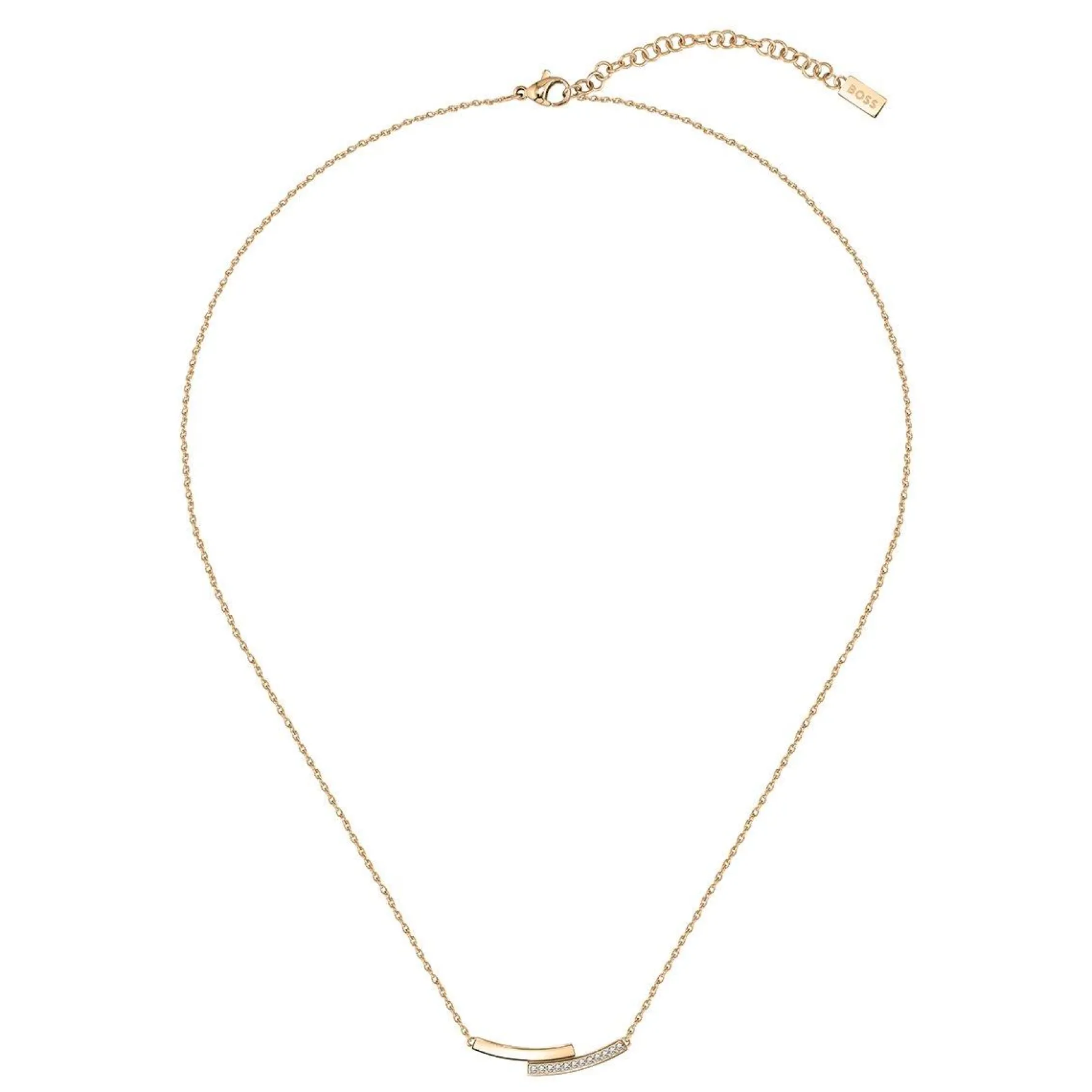 BOSS Saya Rose Gold Tone Necklace