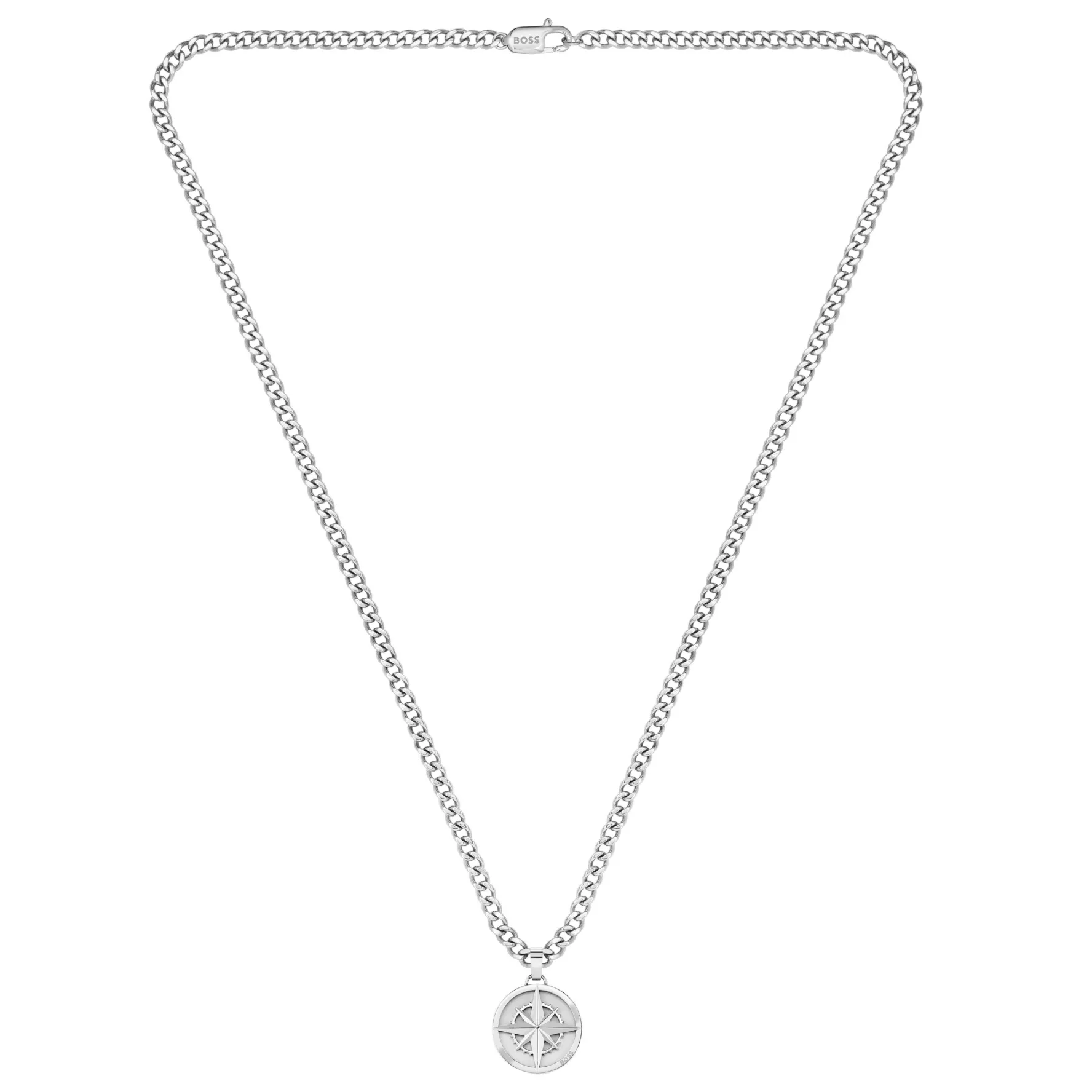 BOSS Silver North Men’s Pendant