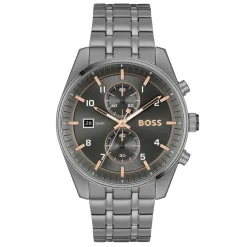 BOSS Skytraveller 44mm Stainless Steel Chronograph Men’s Watch
