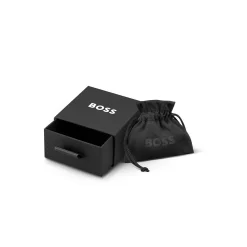 BOSS Stainless Steel Square Stud Men’s Earrings