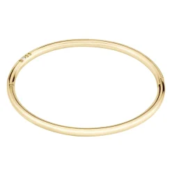 BOSS Yellow Gold Tone Crystal Bangle