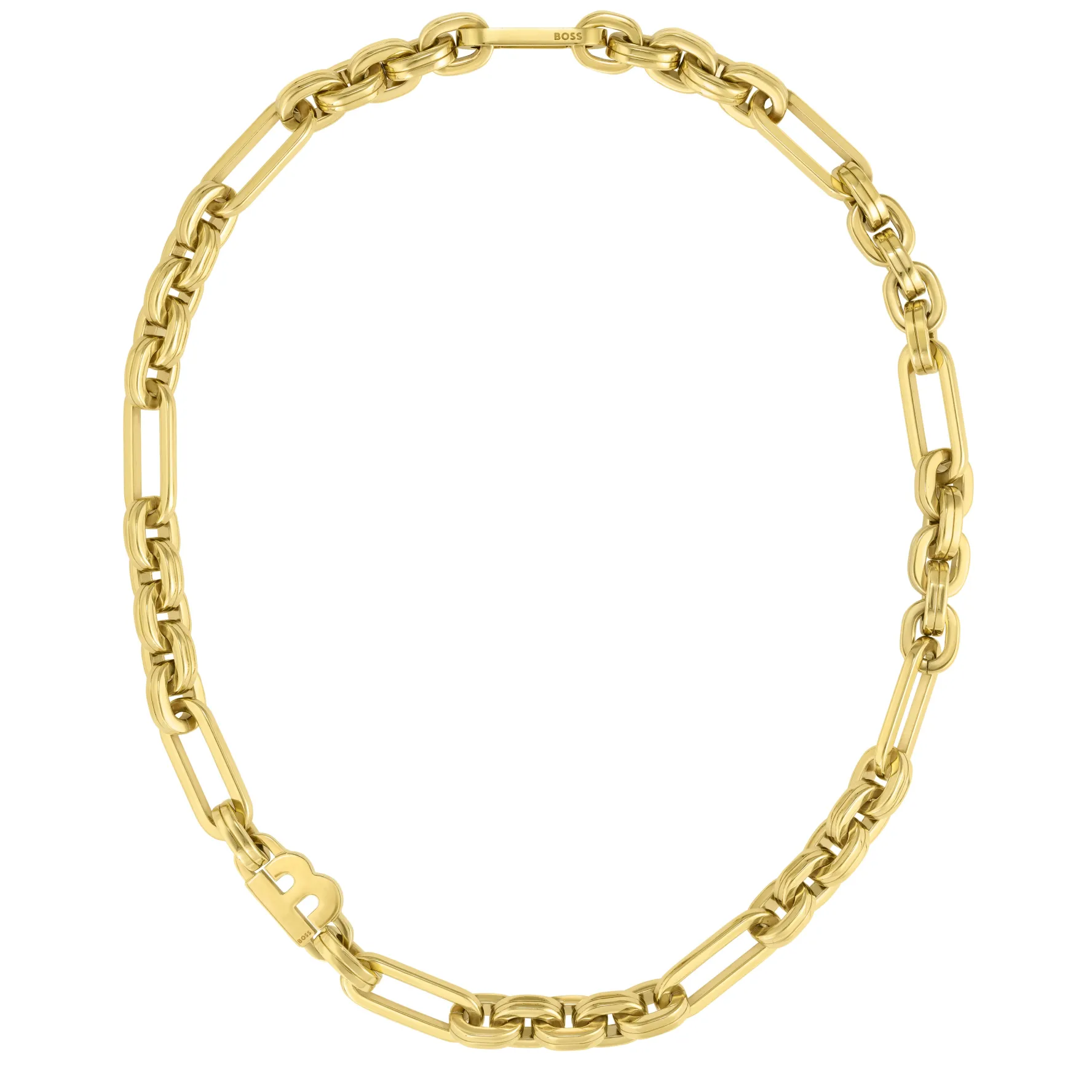 BOSS Yellow Gold Tone Ladies Necklace