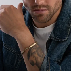 BOSS Yellow Gold Tone Men’s Bracelet