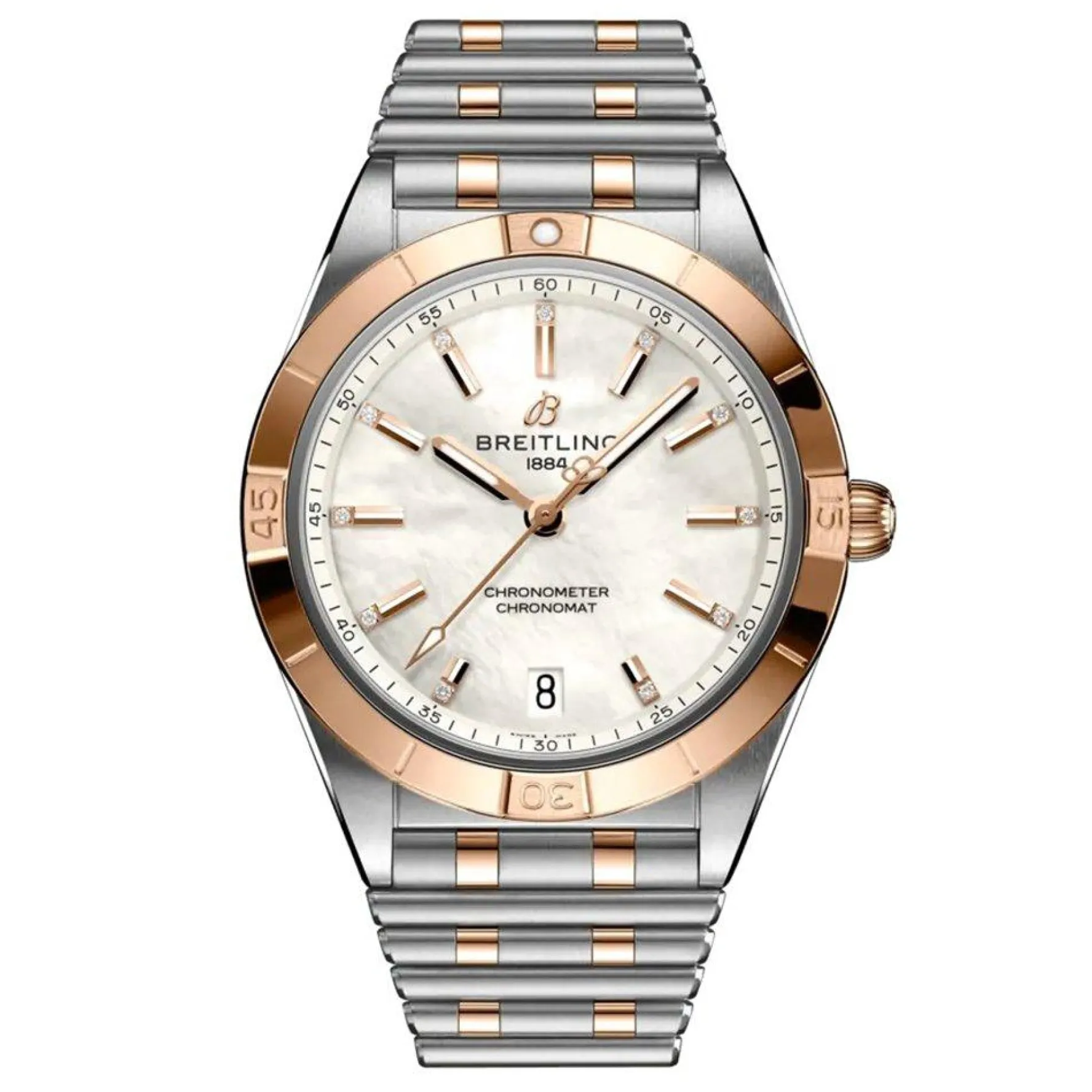 Breitling Chronomat Automatic 36mm Stainless Steel and 18ct Rose Gold Ladies Watch