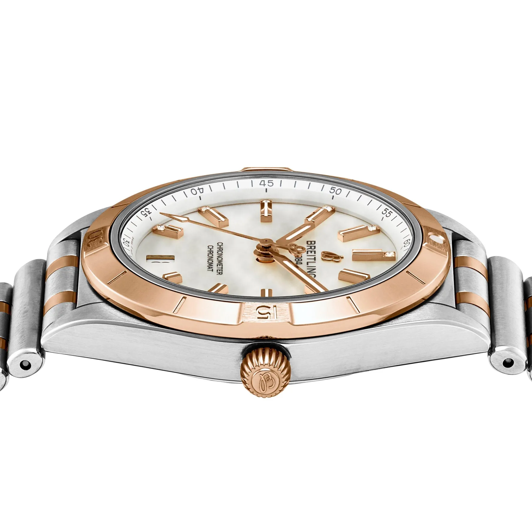 Breitling Chronomat Automatic 36mm Stainless Steel and 18ct Rose Gold Ladies Watch