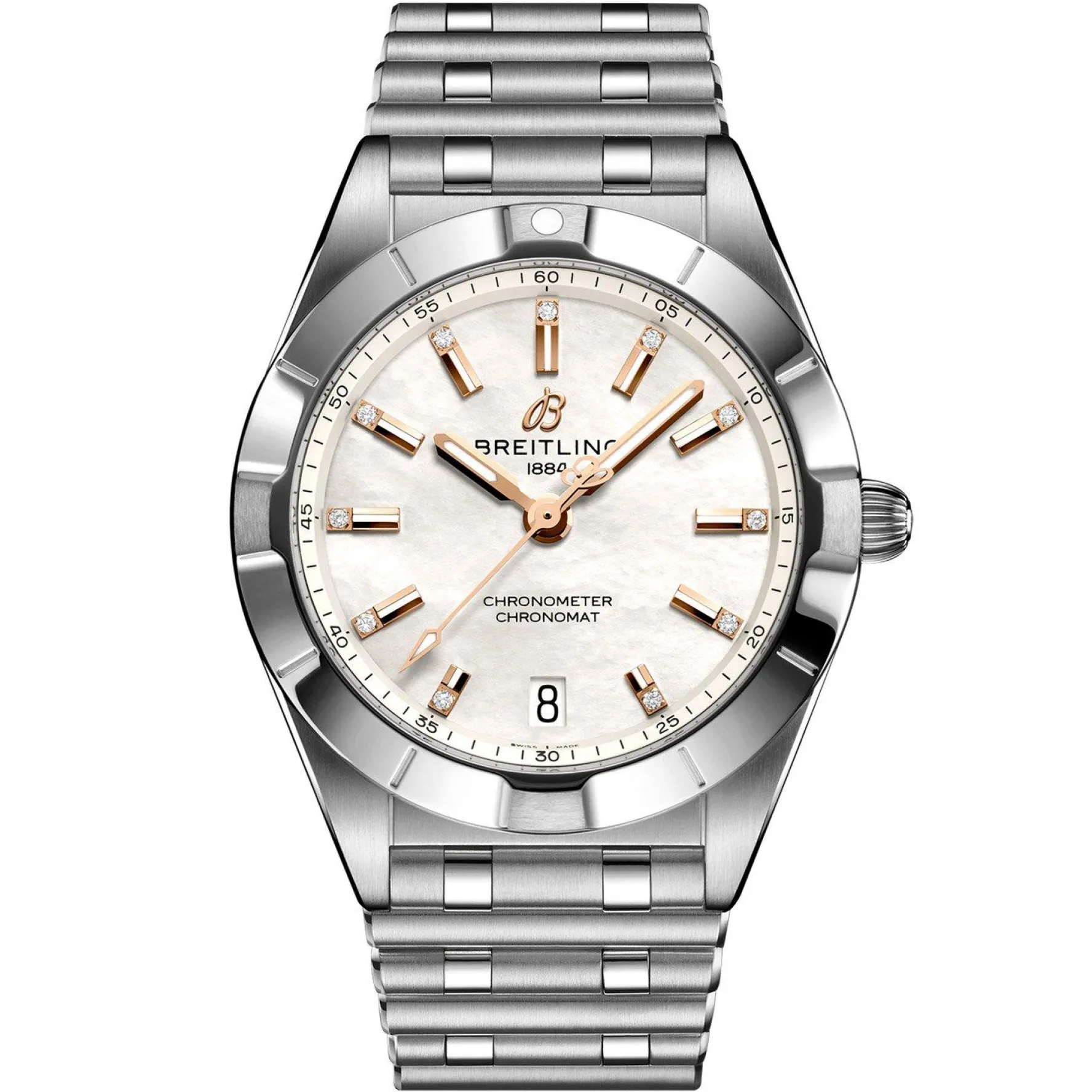 Breitling Chronomat 32mm Diamond Mother of pearl Ladies Watch