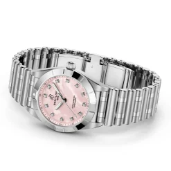 Breitling Chronomat 28mm Stainless Steel Mother of Pearl Ladies Watch
