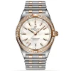 Breitling Chronomat 32mm Stainless Steel and 18ct Rose Gold Diamond Ladies Watch
