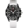 Breitling Endurance Pro 38mm Chronograph White Rubber Strap Ladies Watch