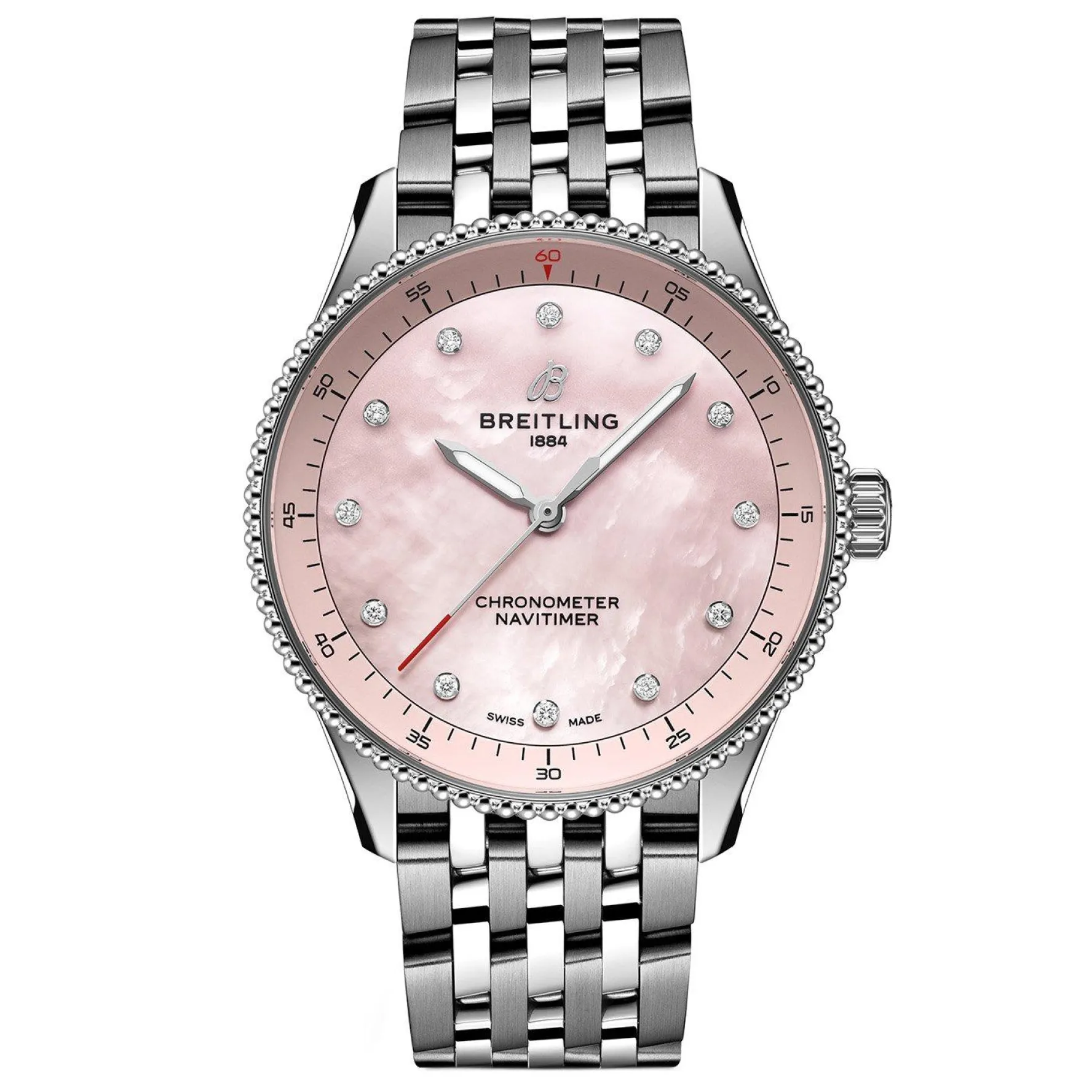 Breitling Navitimer 32mm Mother of Pearl Ladies Watch