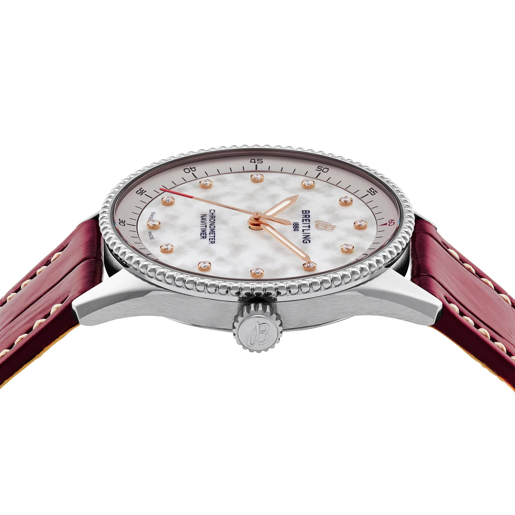 Breitling Navitimer 32mm Mother of Pearl Ladies Watch