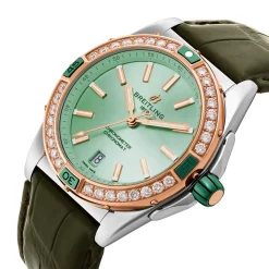 Breitling Super Chronomat Automatic 38mm Stainless Steel and 18ct Rose Gold Ladies Watch