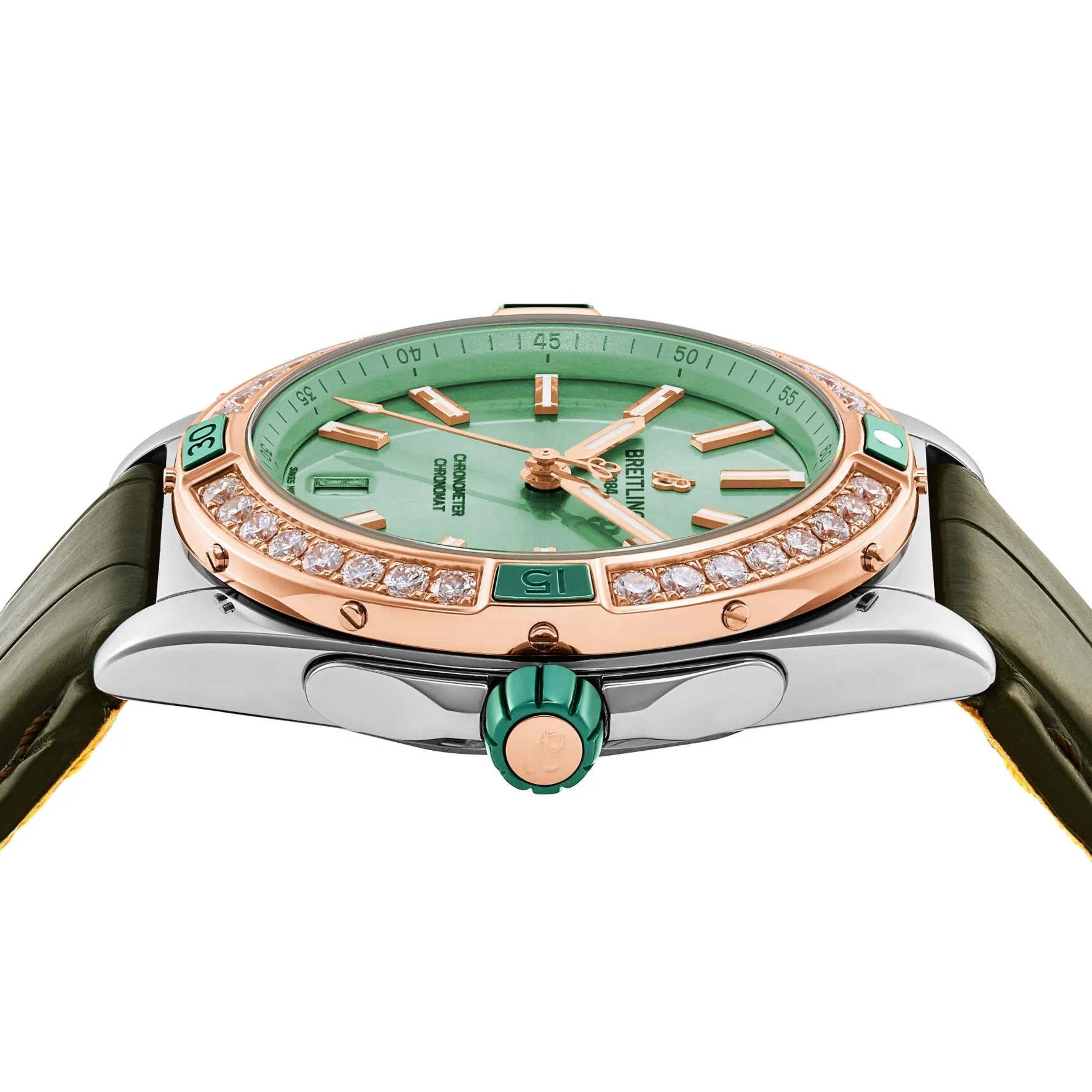 Breitling Super Chronomat Automatic 38mm Stainless Steel and 18ct Rose Gold Ladies Watch