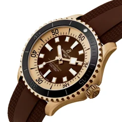 Breitling Superocean Automatic 44mm Brown Rubber Strap Bronze Men’s Watch