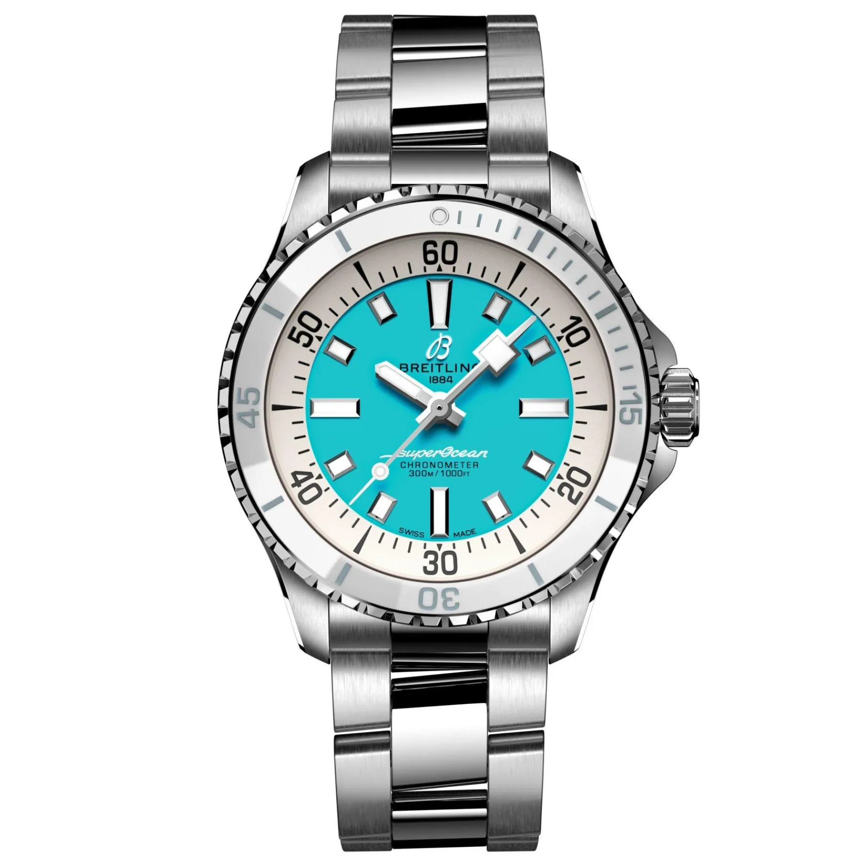Breitling Superocean Automatic 36mm Turquoise Ladies Watch