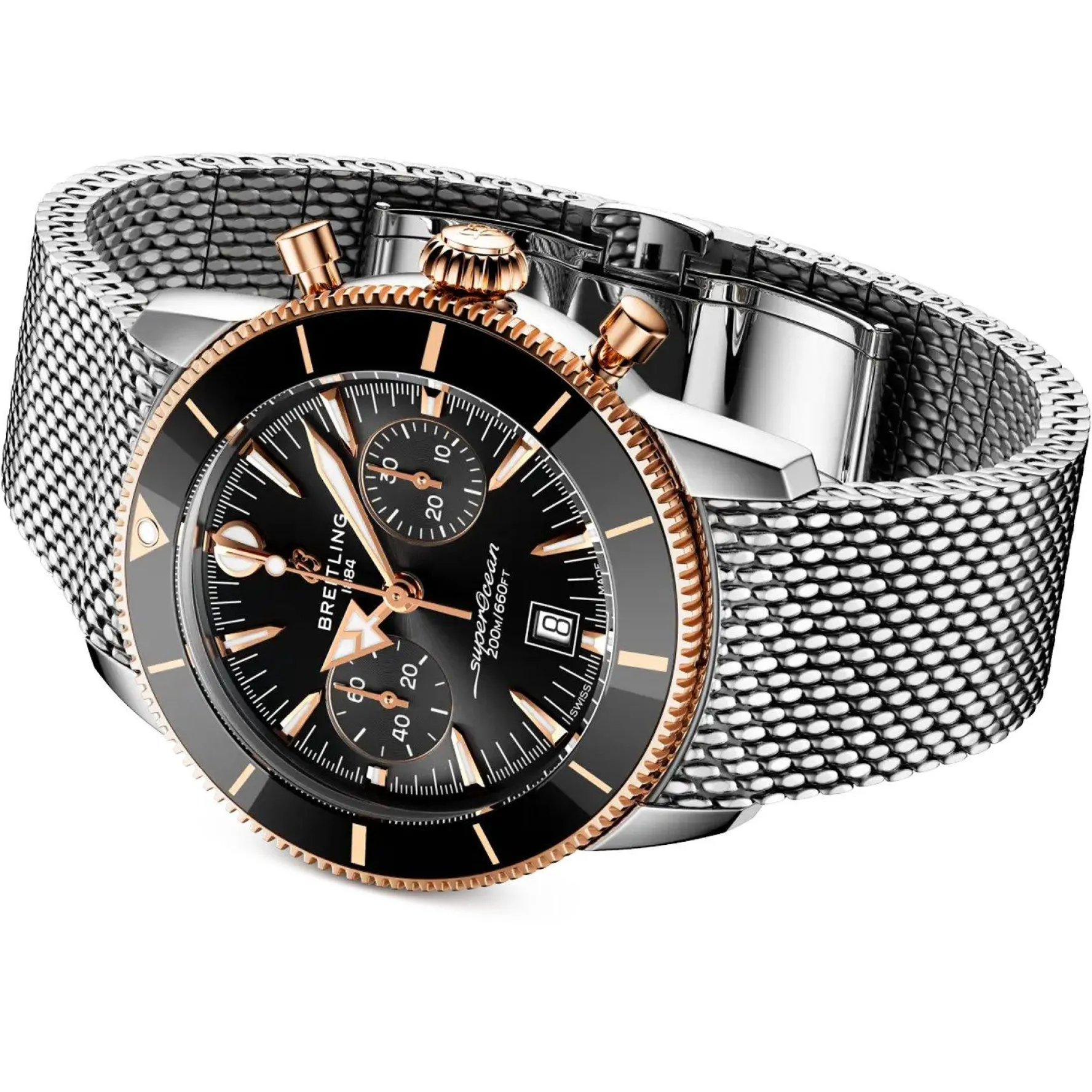 Breitling Superocean Heritage B01 Chronograph 42mm 18ct Rose Gold Men’s Watch