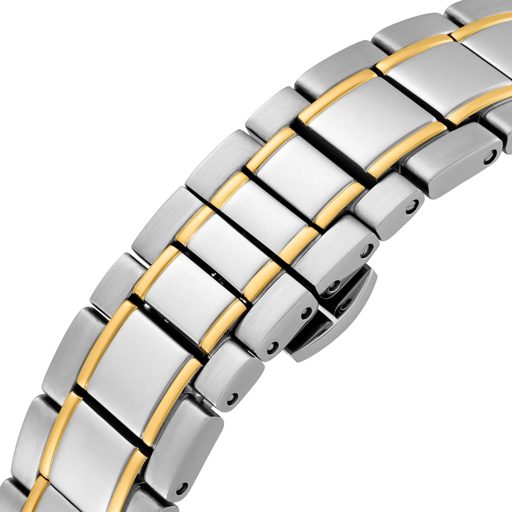 Bulova Marine Star 36mm Stainless Steel and Yellow Gold Plated Diamond Ladies Watch