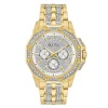 Bulova Octava 42mm Yellow Gold Plated Crystal Men’s Watch