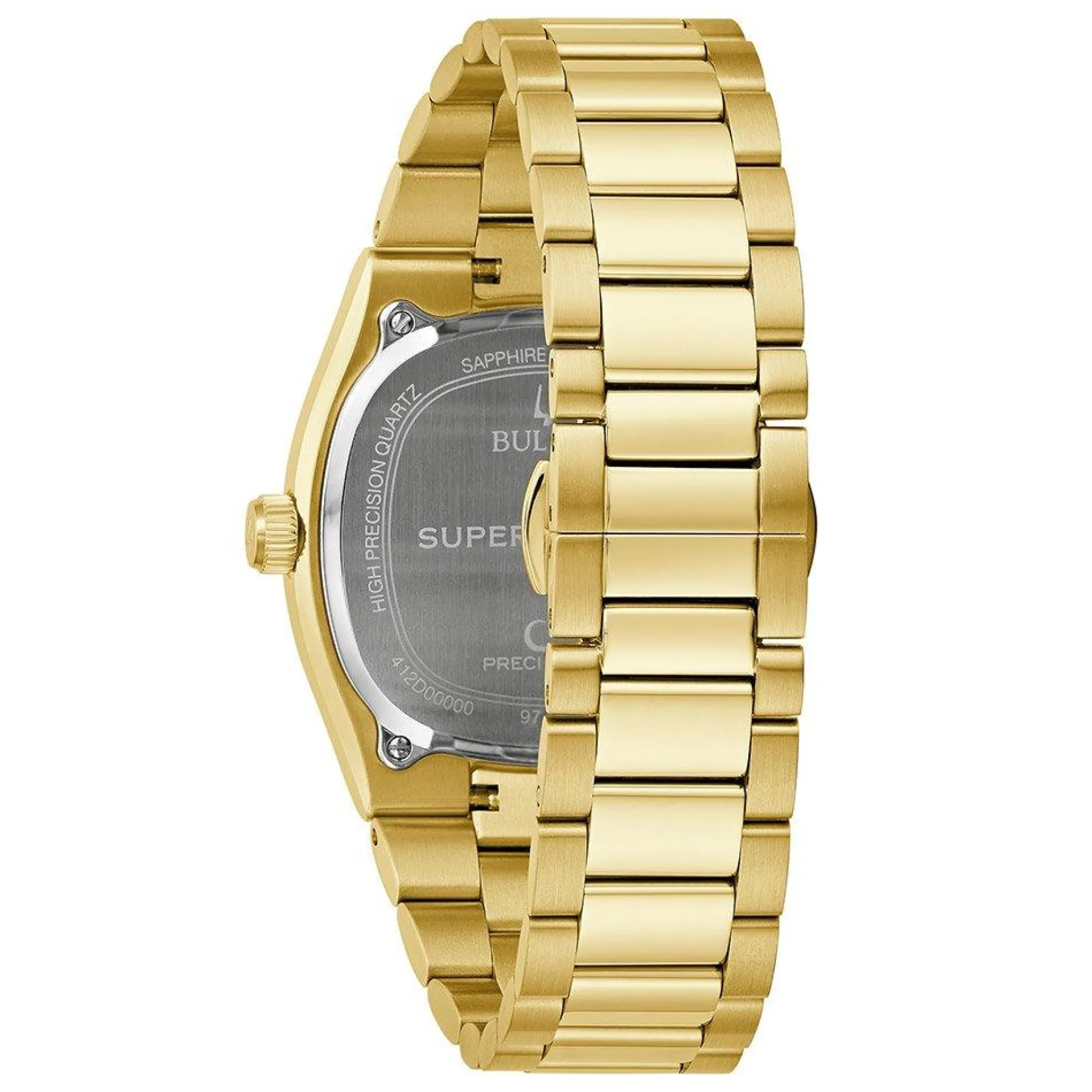 Bulova Super Seville 38mm Yellow Gold Plated Men's Watch