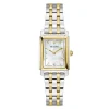 Bulova Sutton 21mm Stainless Steel and Yellow Gold Plated Diamond Ladies Watch