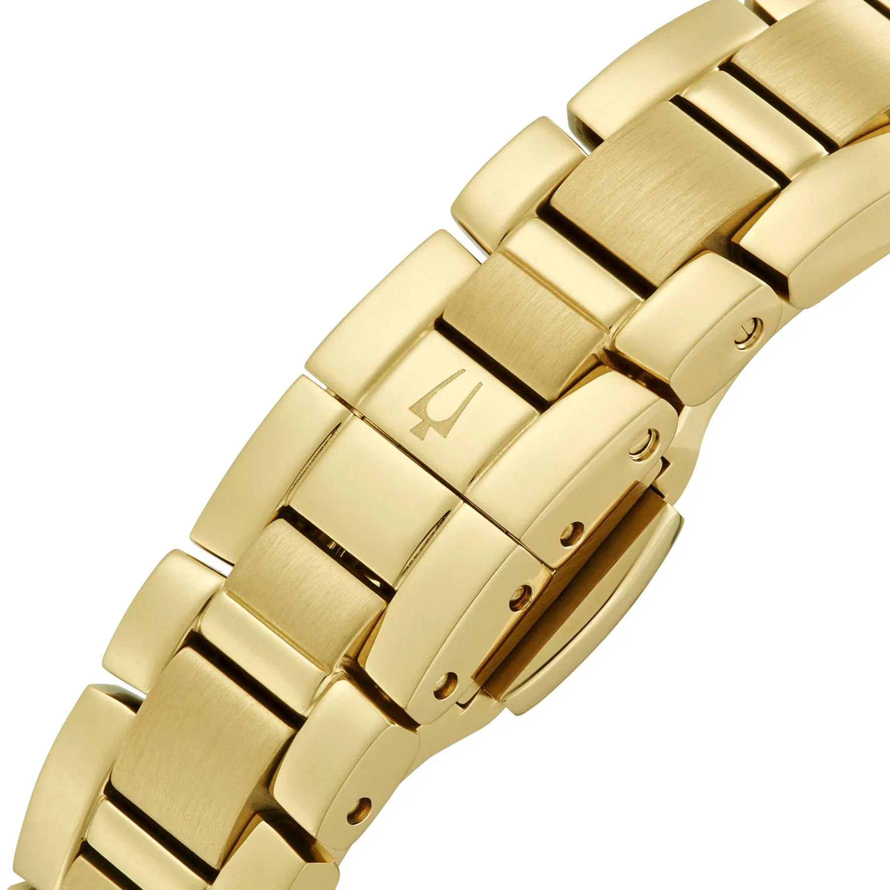 Bulova Sutton 28mm Yellow Gold Plated Diamond Ladies Watch