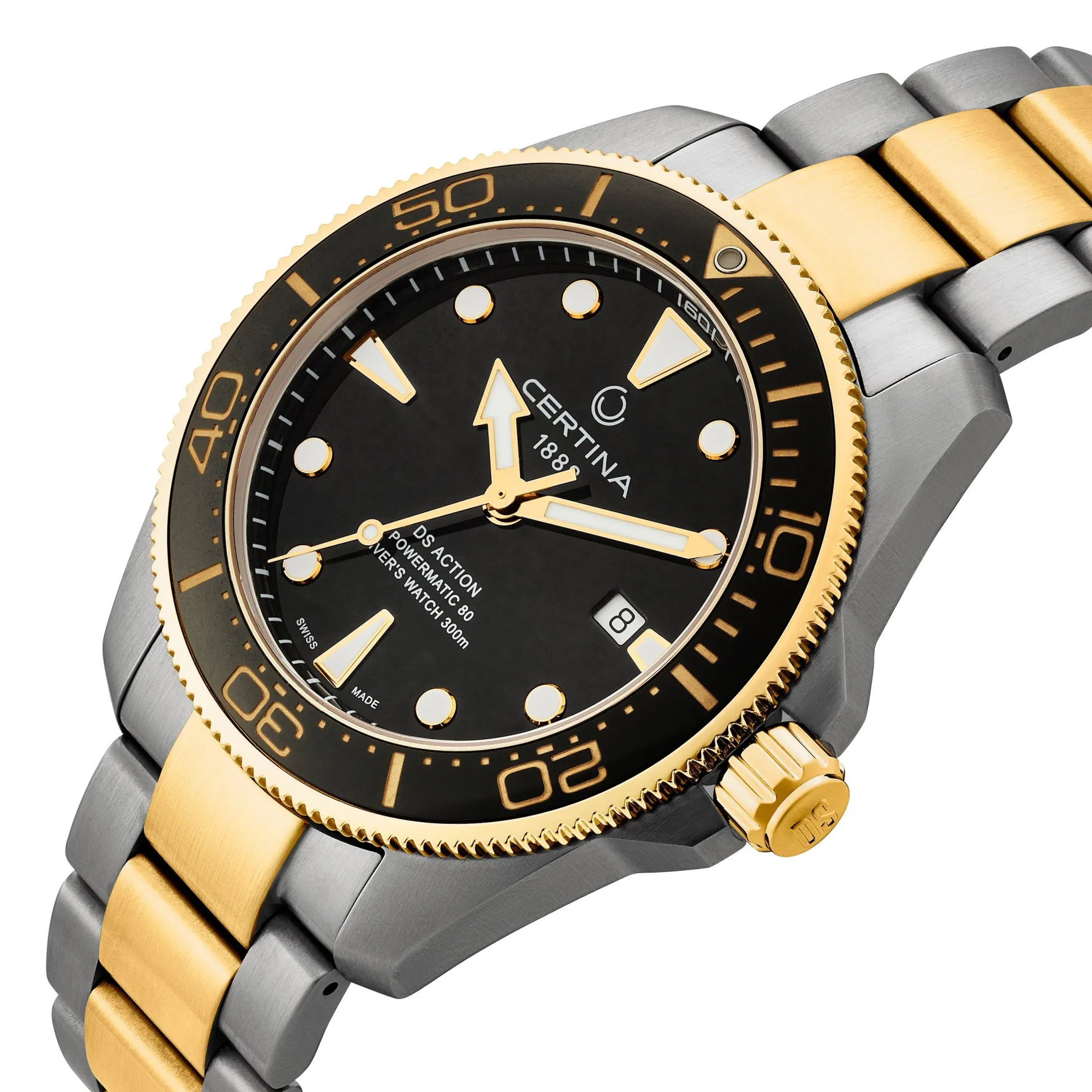 Certina DS Action Diver 43mm Stainless Steel and Yellow Gold Plated Automatic Men’s Watch