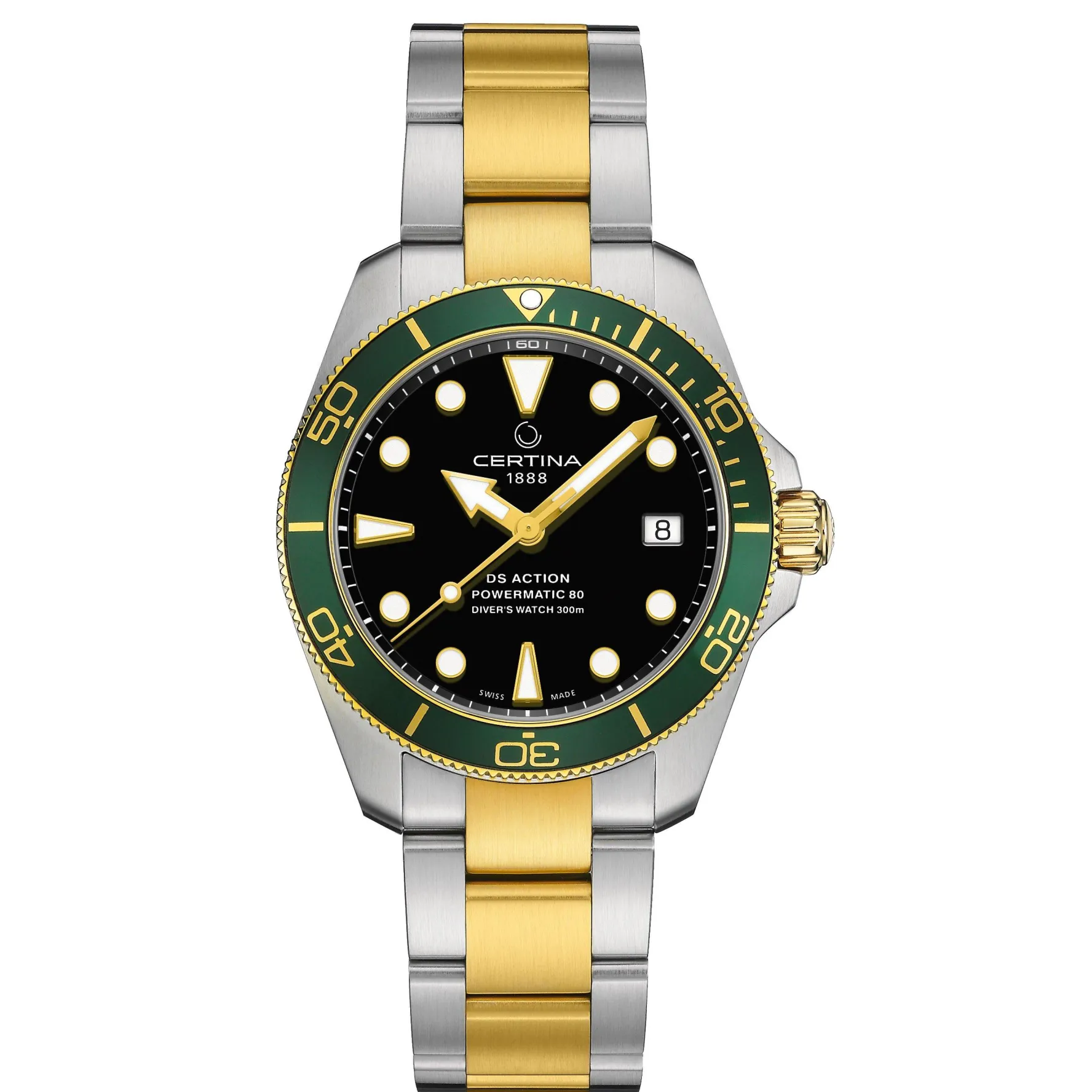 Certina DS Action Diver 38mm Stainless Steel and Yellow Gold Plated Automatic Men’s Watch