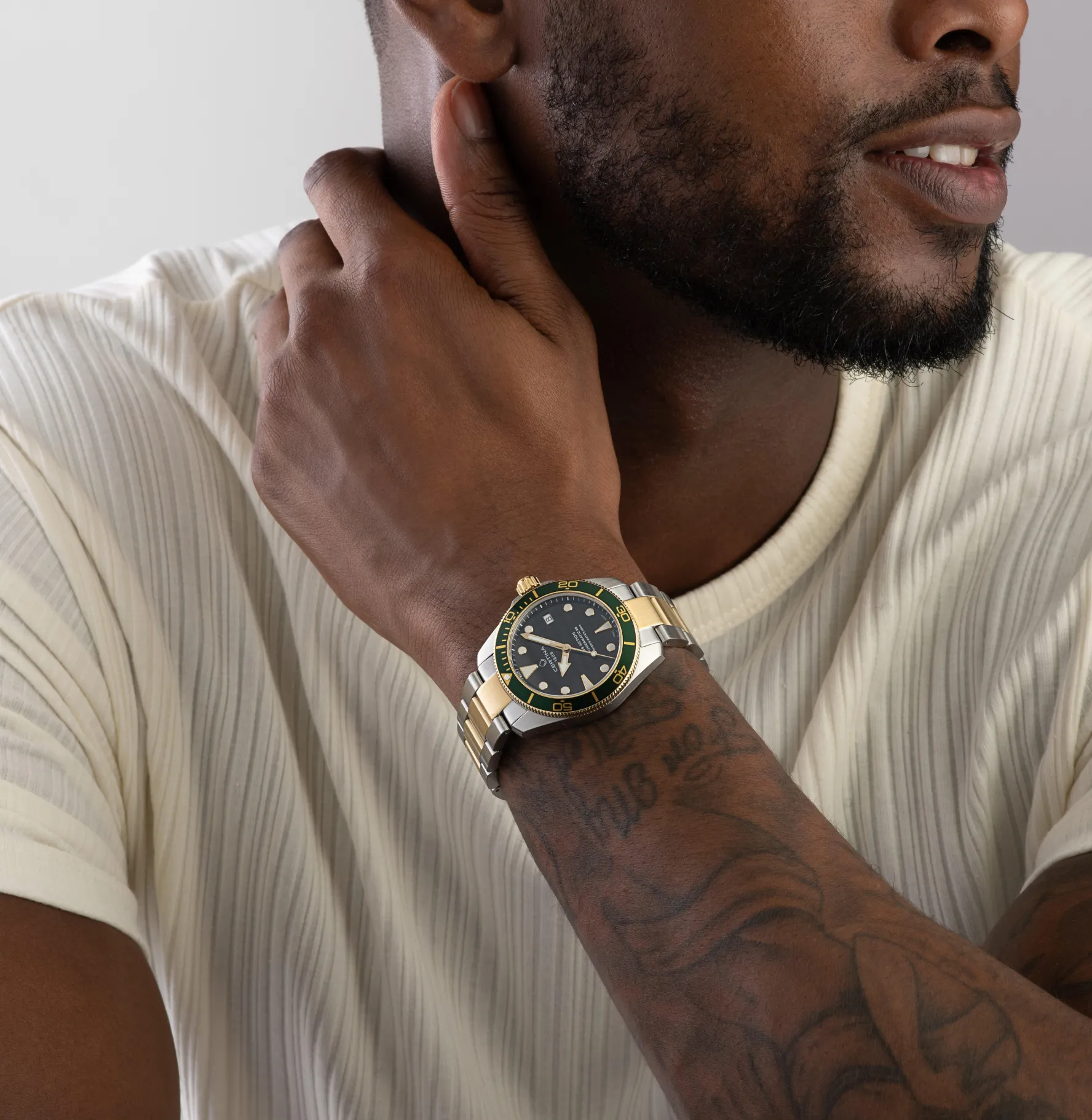 Certina DS Action Diver 38mm Stainless Steel and Yellow Gold Plated Automatic Men’s Watch