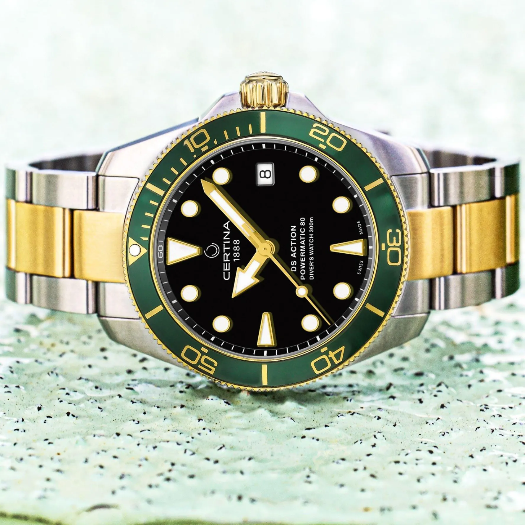 Certina DS Action Diver 38mm Stainless Steel and Yellow Gold Plated Automatic Men’s Watch