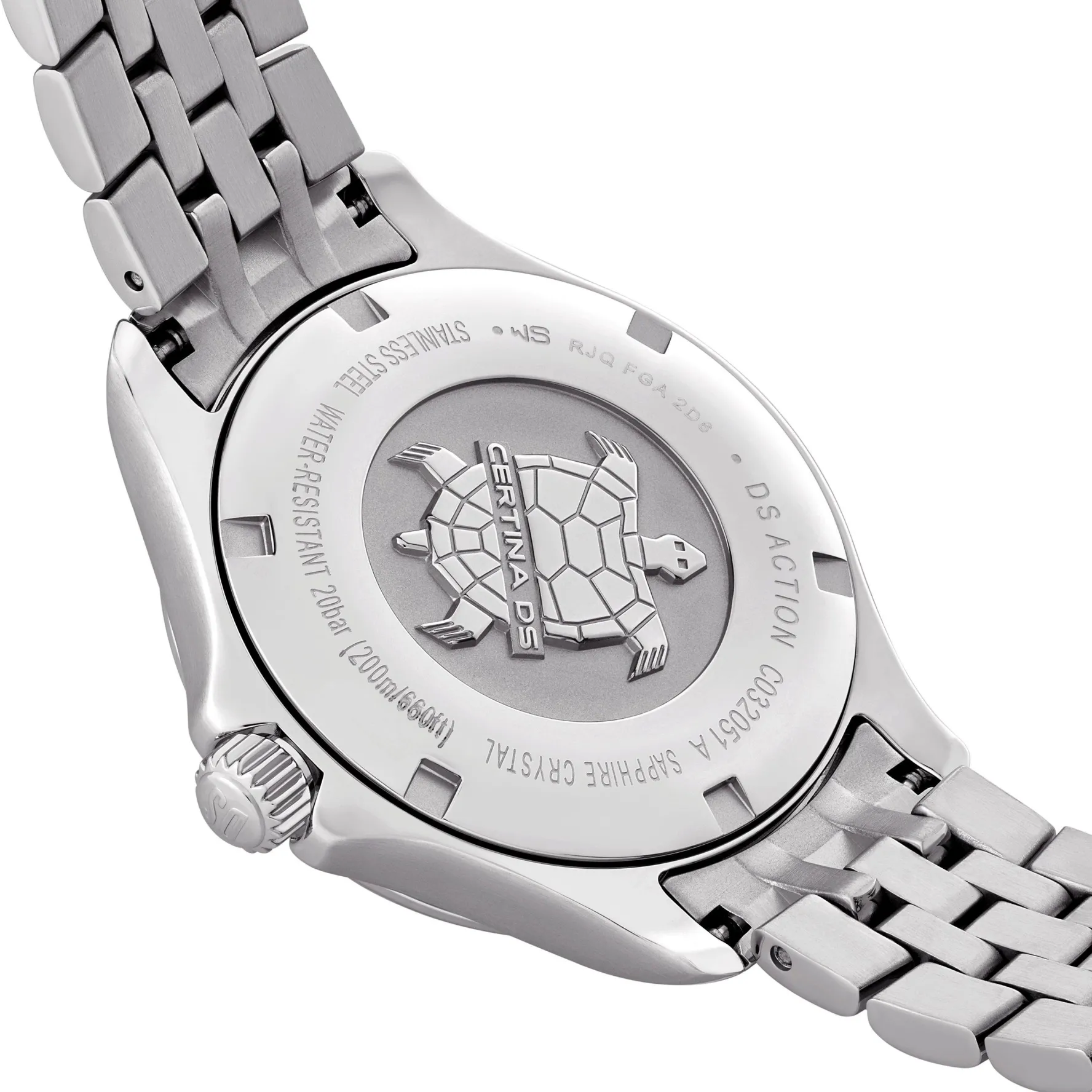Certina DS Action 33.8mm Diamond Mother of Pearl Ladies Watch