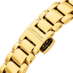 Certina DS Action 29mm Yellow Gold Plated Mother of Pearl Chronometer Ladies Watch