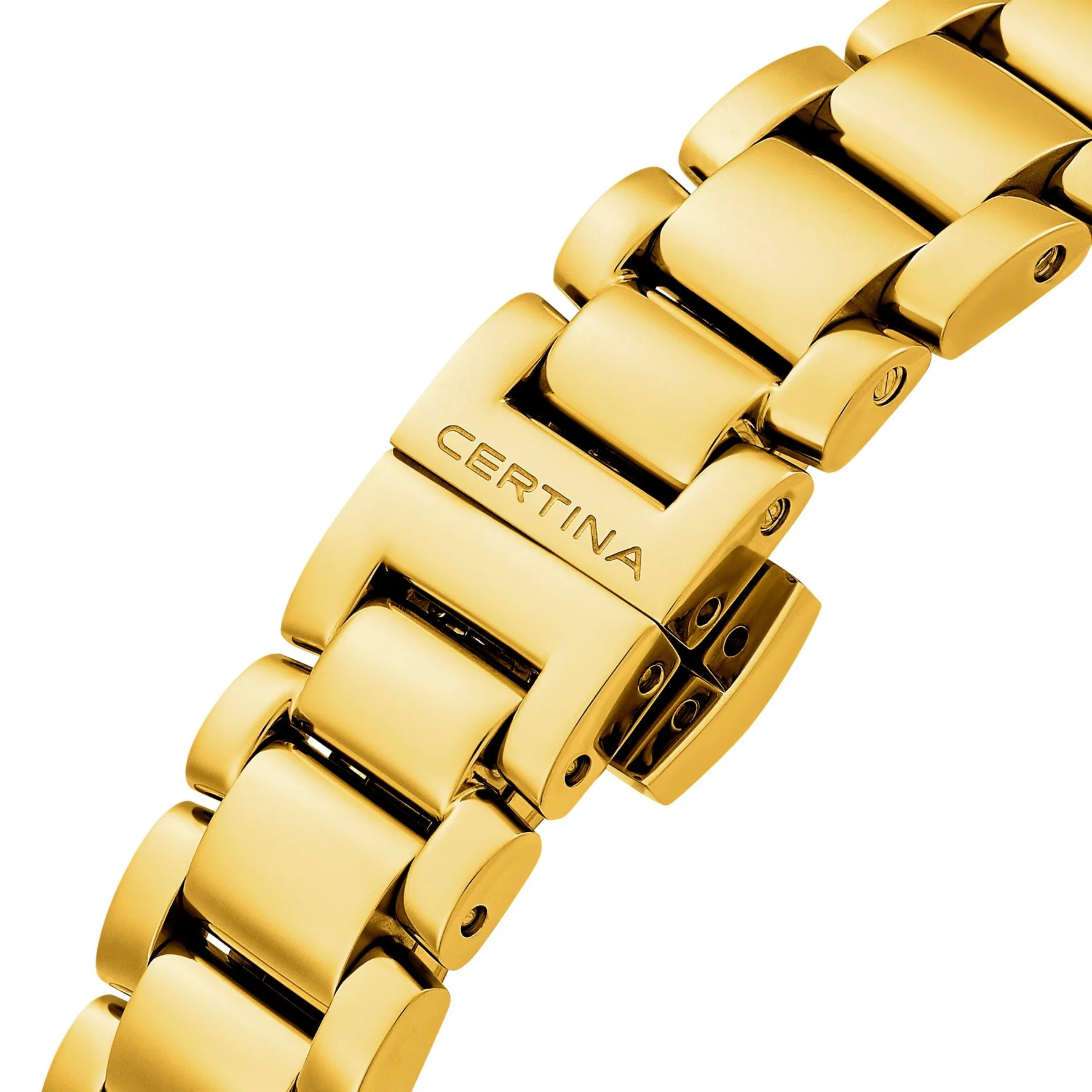 Certina DS Action 29mm Yellow Gold Plated Chronometer Ladies Watch