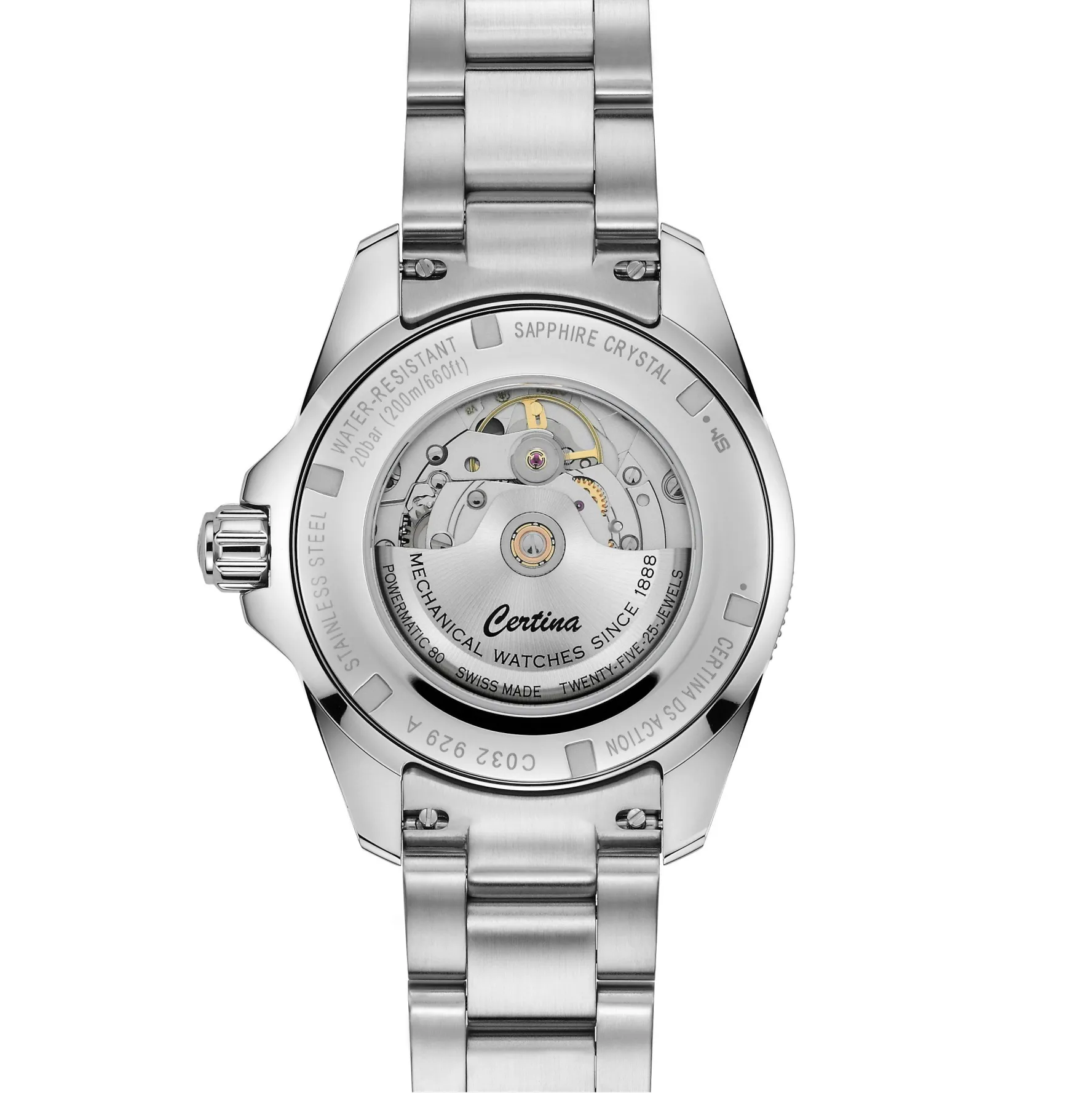 Certina DS Action Powermatic 80 41mm GMT Automatic Watch