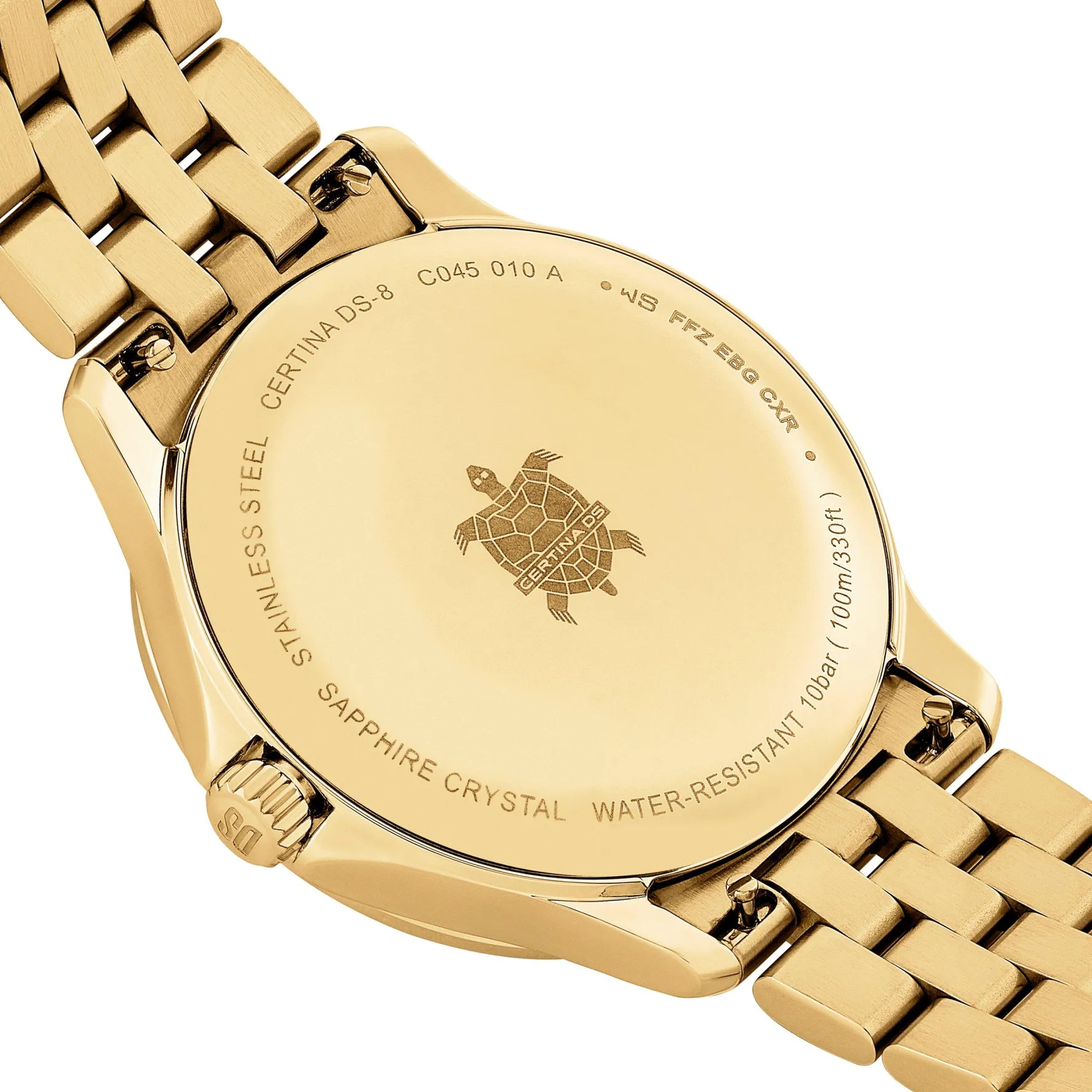 Certina DS-8 Lady 31mm Gold Plated Ladies Watch