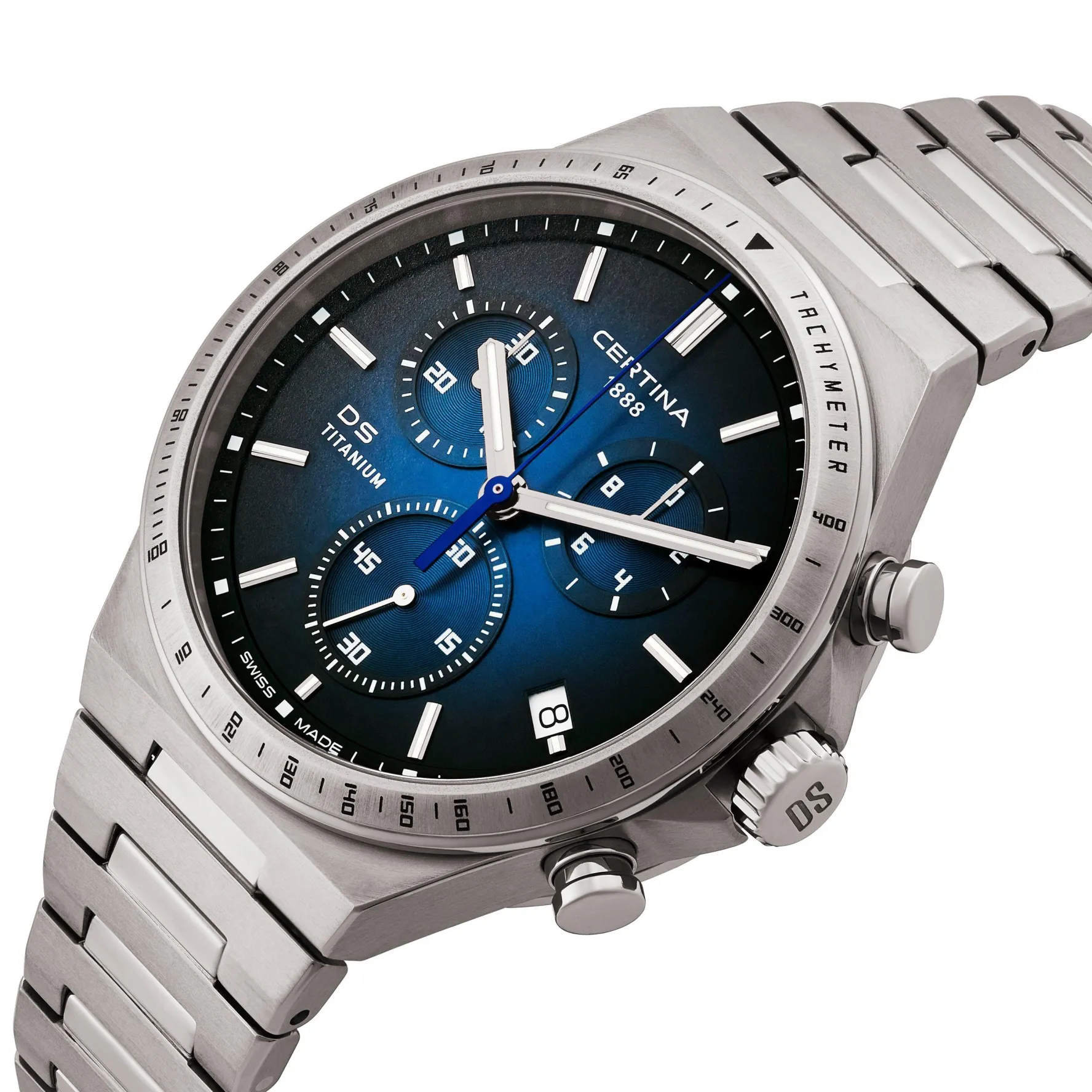 Certina DS-7 41mm Titanium Chronograph Men’s Watch