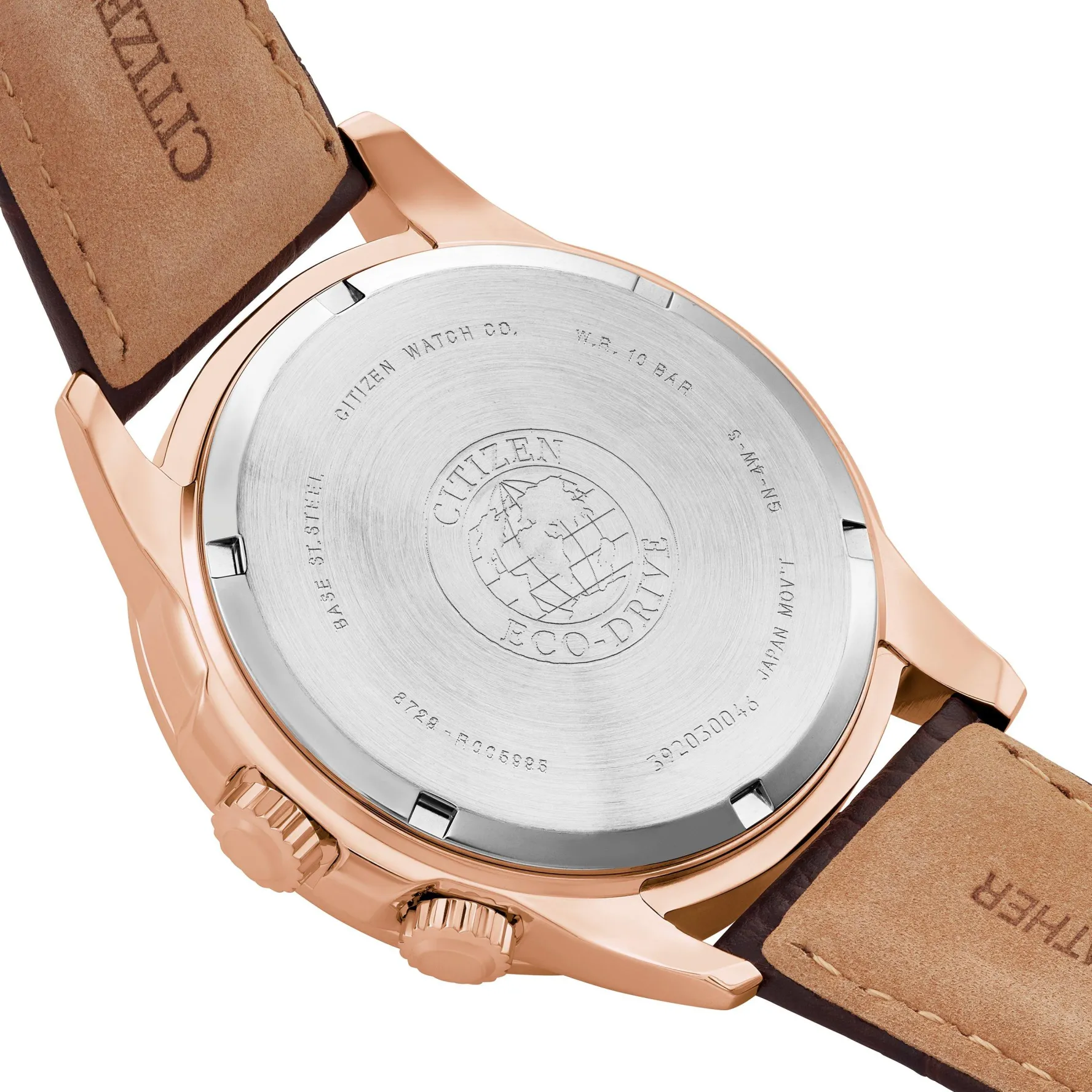 Citizen Calendrier 44mm Rose Gold Tone Chronograph Eco-Drive Men’s Watch