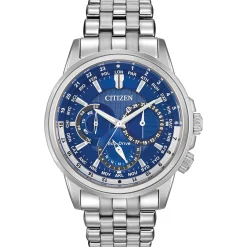 Citizen Calendrier 44mm Stainless Steel Chronograph Eco-Drive Men’s Watch