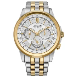 Citizen Classic 44mm Stainless Steel and Yellow Gold Tone Eco-Drive Men’s Watch