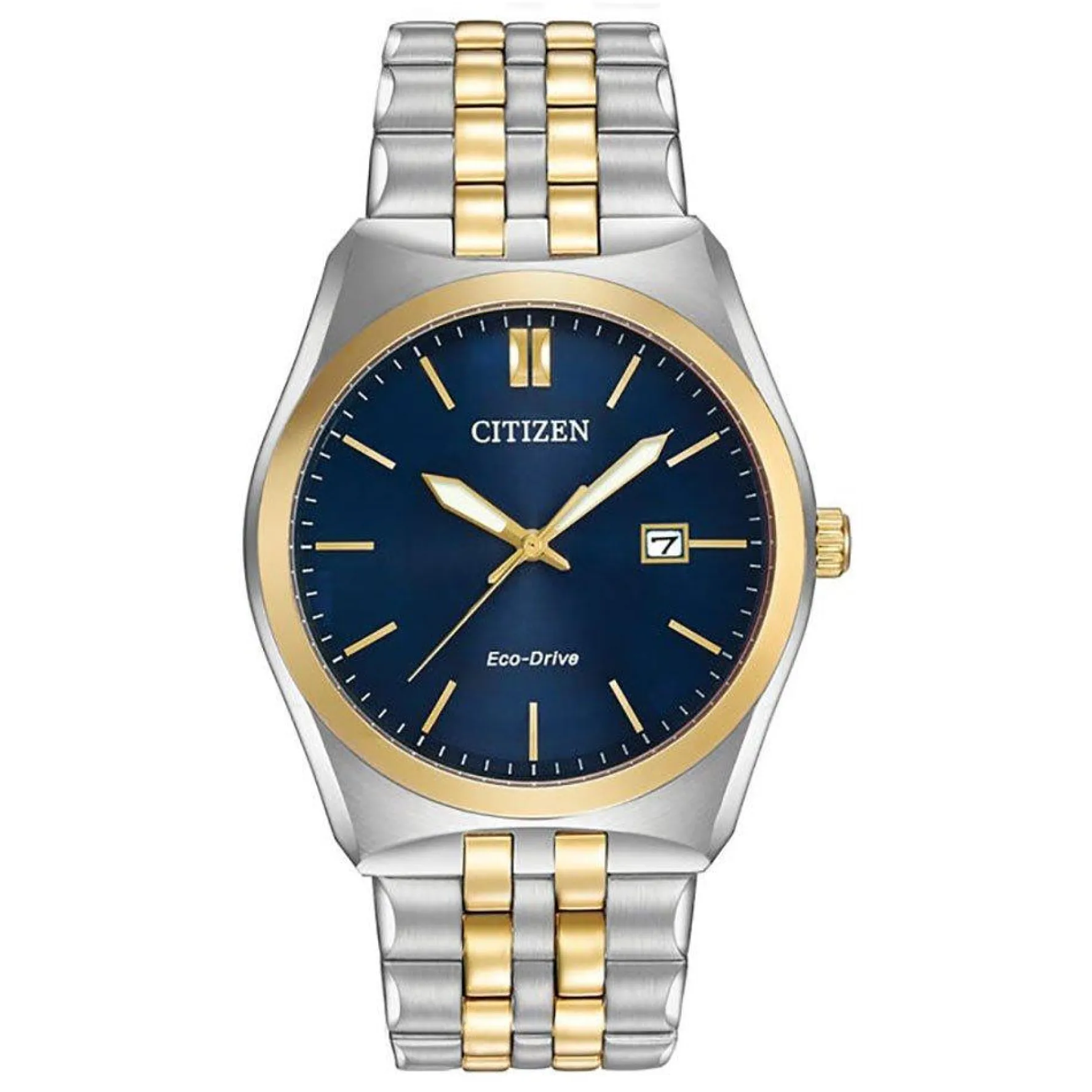 Citizen Eco-Drive Gold Tone and Stainless Steel Men's Watch