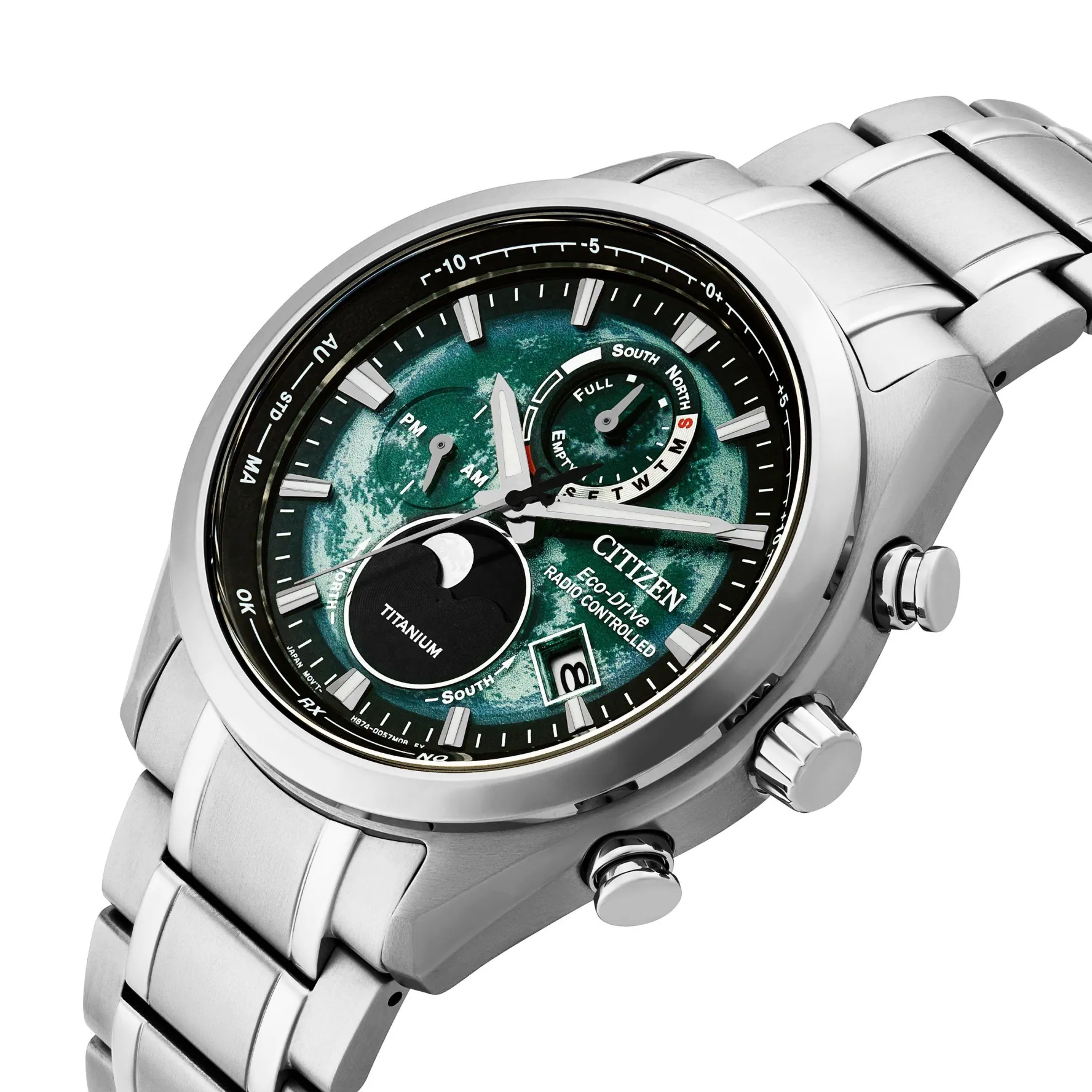 Citizen Moonphase 43mm Titanium Eco-Drive Men’s Watch