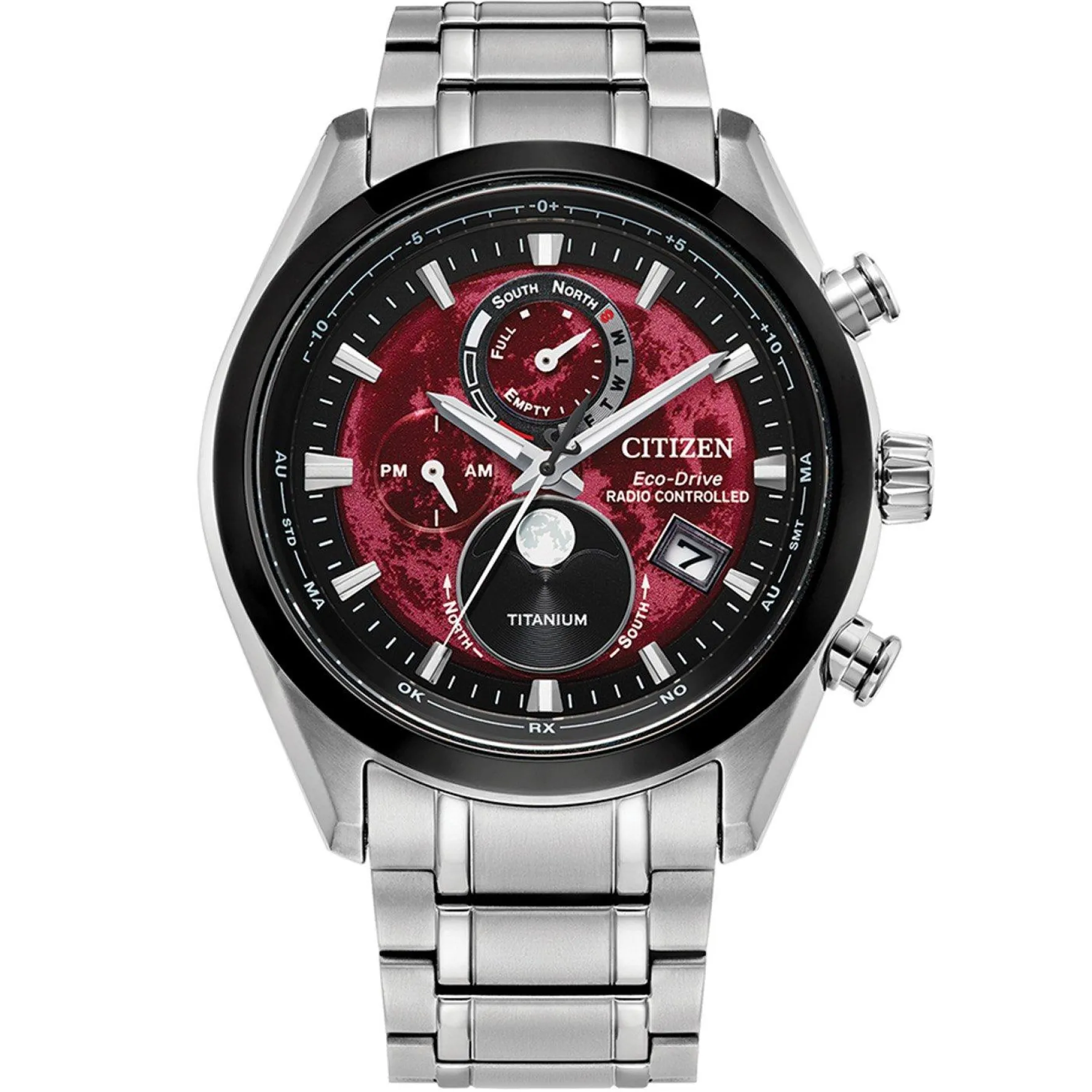 Citizen Moonphase 43mm Titanium Eco-Drive Men’s Watch