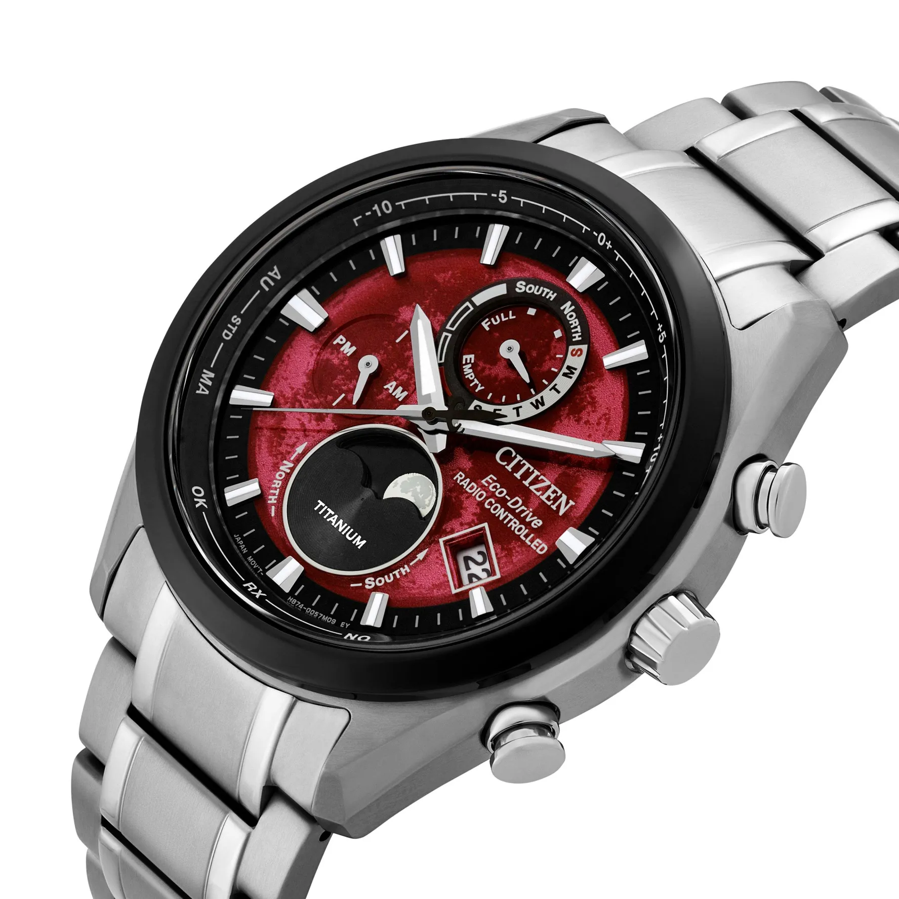 Citizen Moonphase 43mm Titanium Eco-Drive Men’s Watch