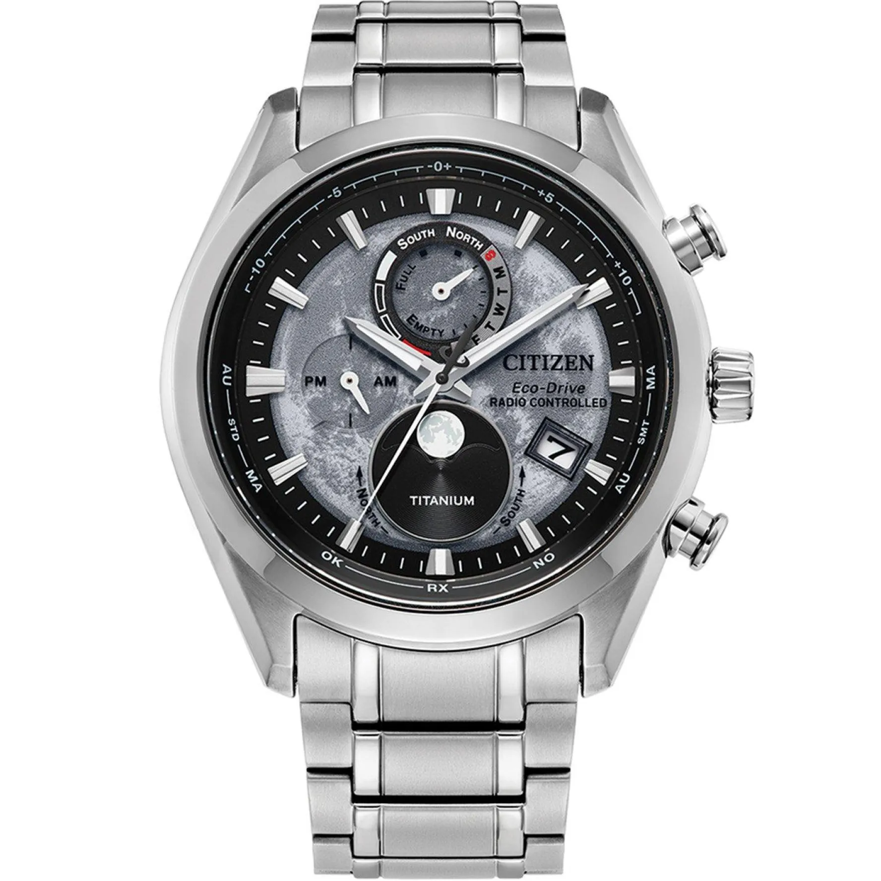 Citizen Moonphase 43mm Titanium Eco-Drive Men’s Watch