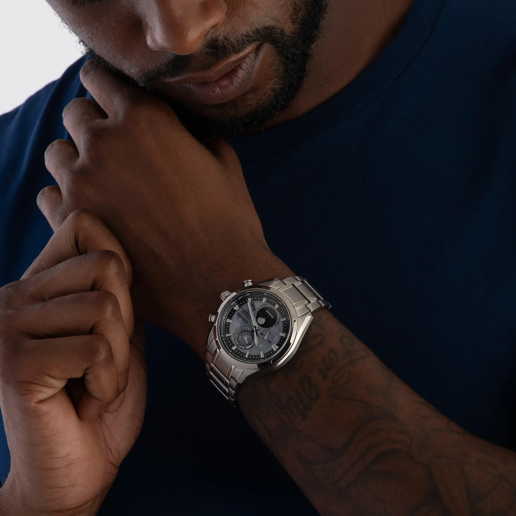Citizen Moonphase 43mm Titanium Eco-Drive Men’s Watch