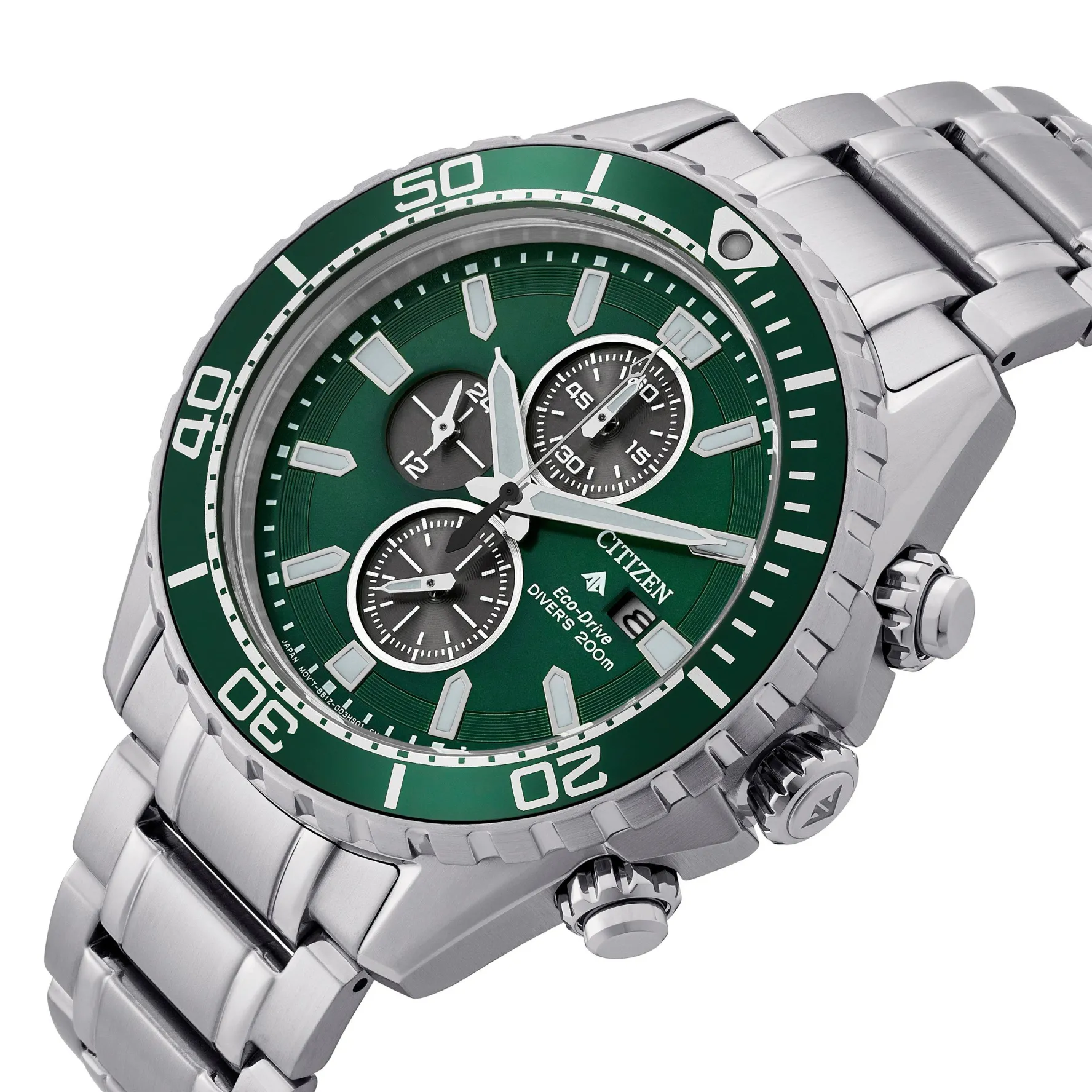Citizen Promaster Diver 44mm Stainless Steel Chronograph Eco-Drive Men's Watch