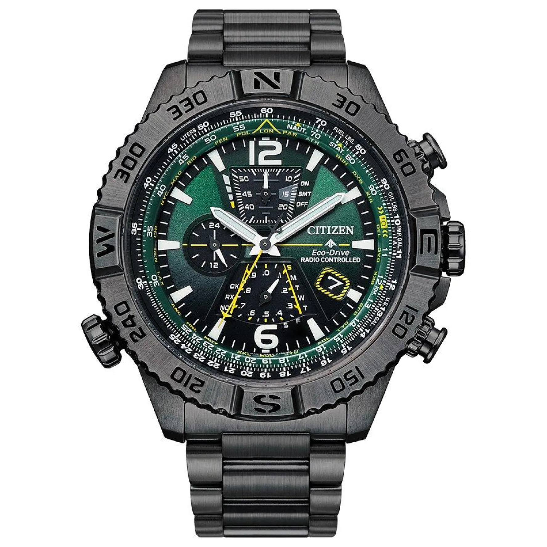 Citizen Promaster Navihawk A-T 48mm Stainless Steel Chronograph Eco-Drive Men’s Watch