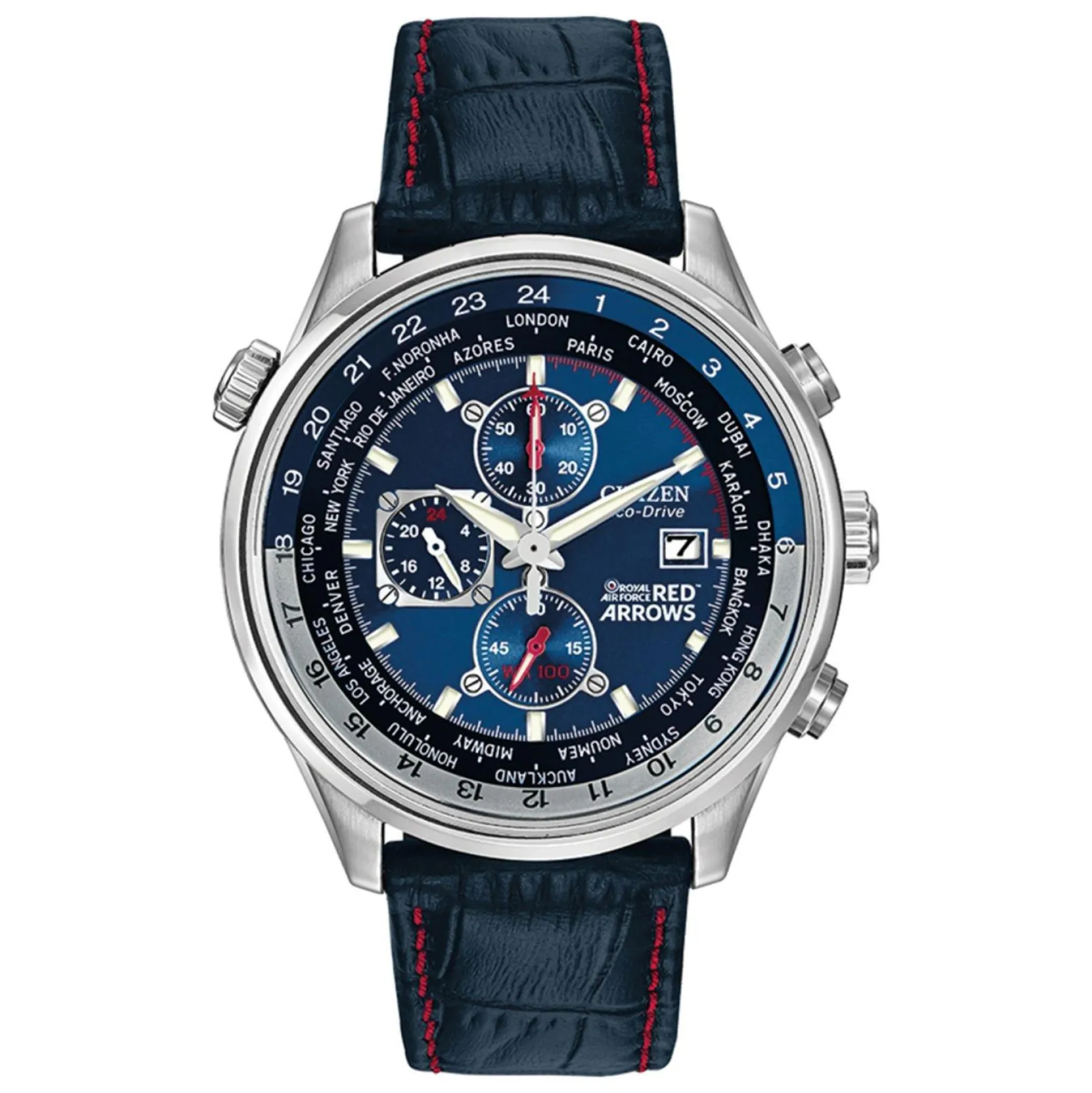 Citizen Red Arrows 45mm Chronograph Stainless Steel Eco-Drive Men’s Watch