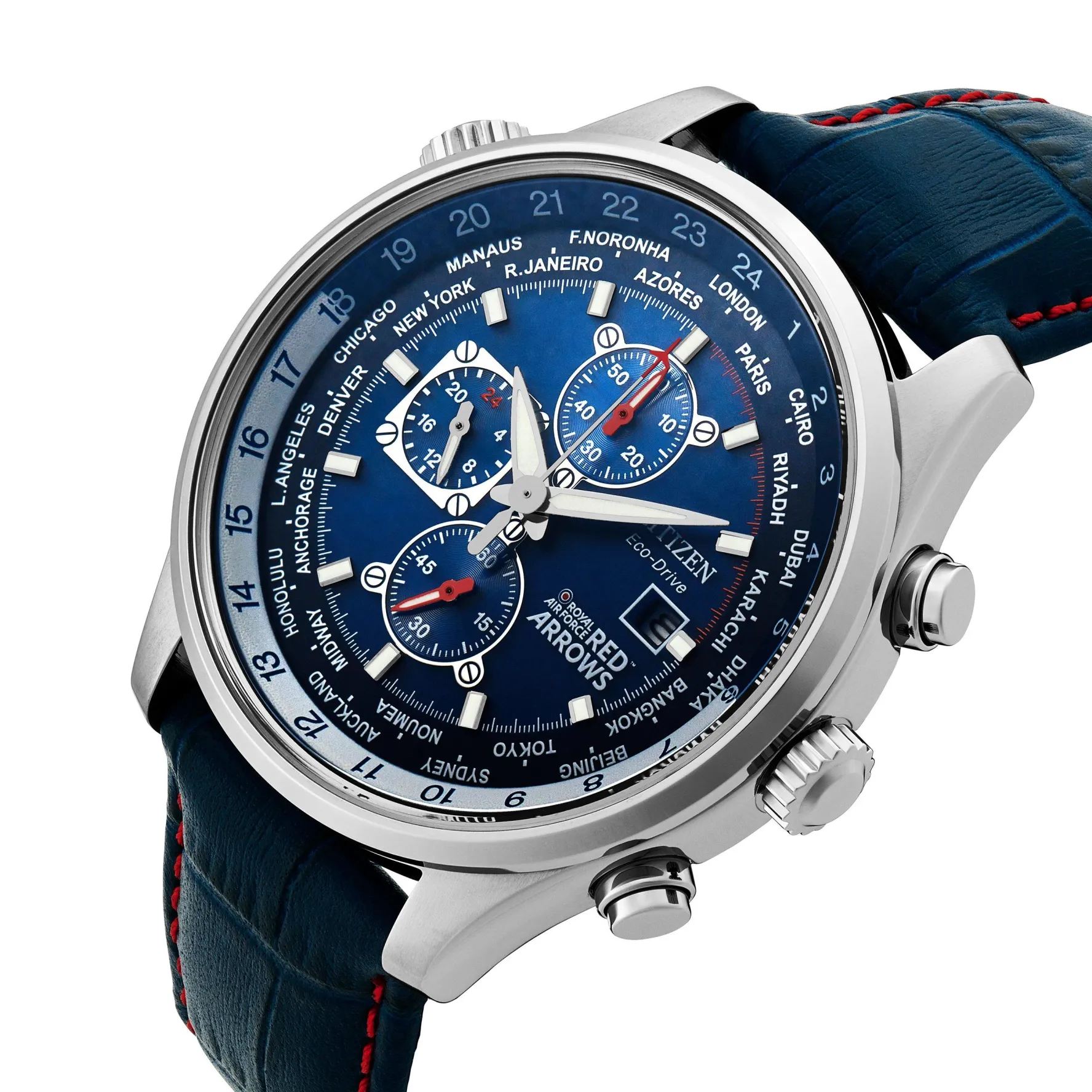 Citizen Red Arrows 45mm Chronograph Stainless Steel Eco-Drive Men’s Watch