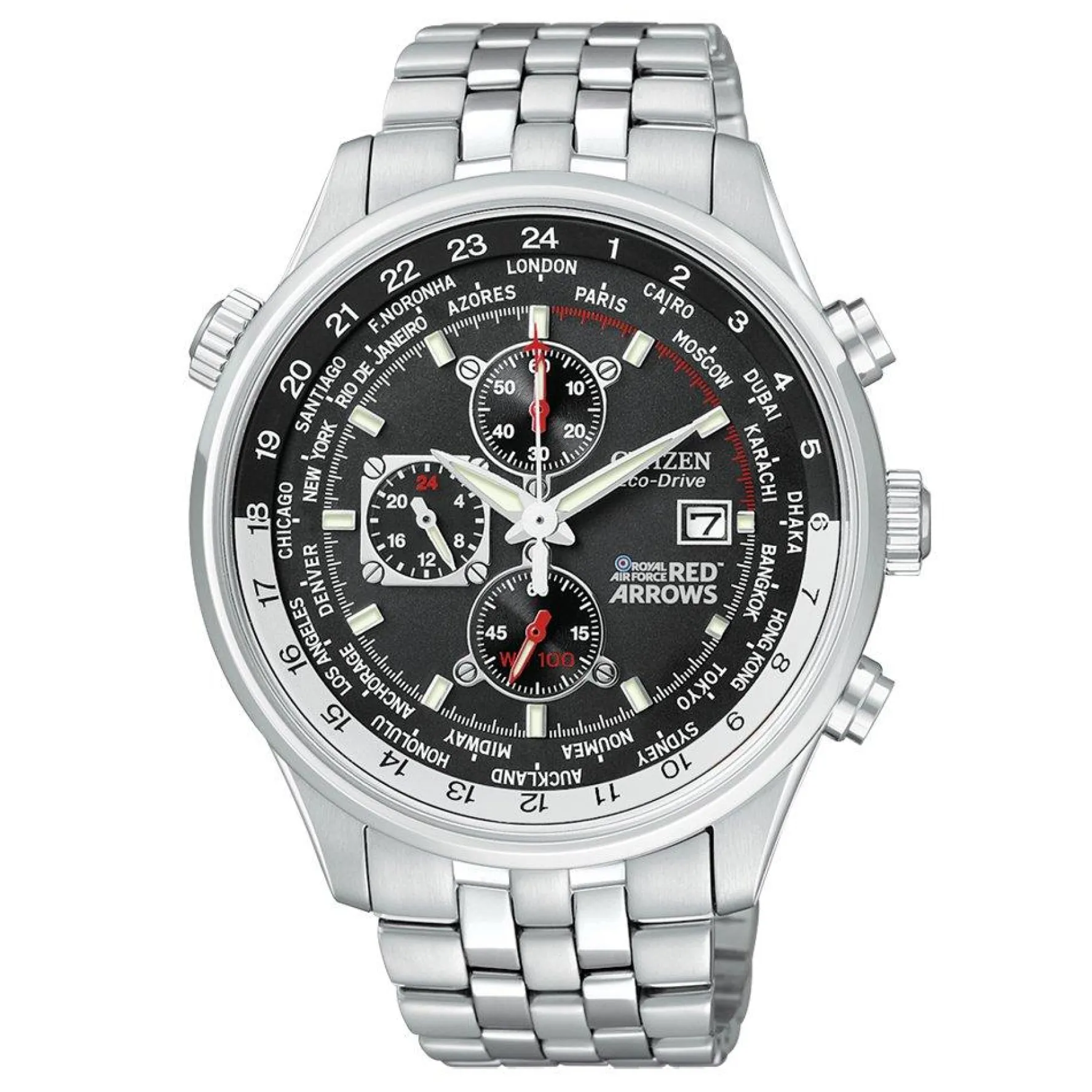 Citizen Red Arrows 43mm Stainless Steel Chronograph Eco-Drive Men's Watch