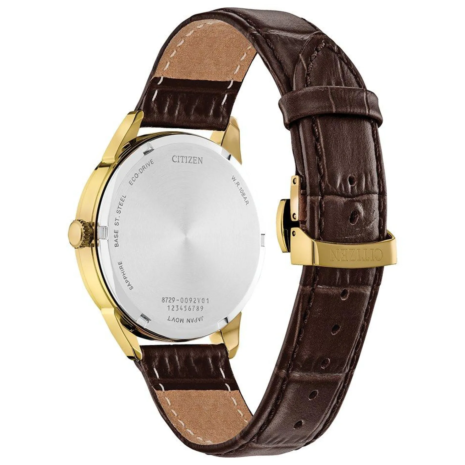Citizen Rolan 40mm Yellow Gold Tone Eco-Drive Men’s Watch